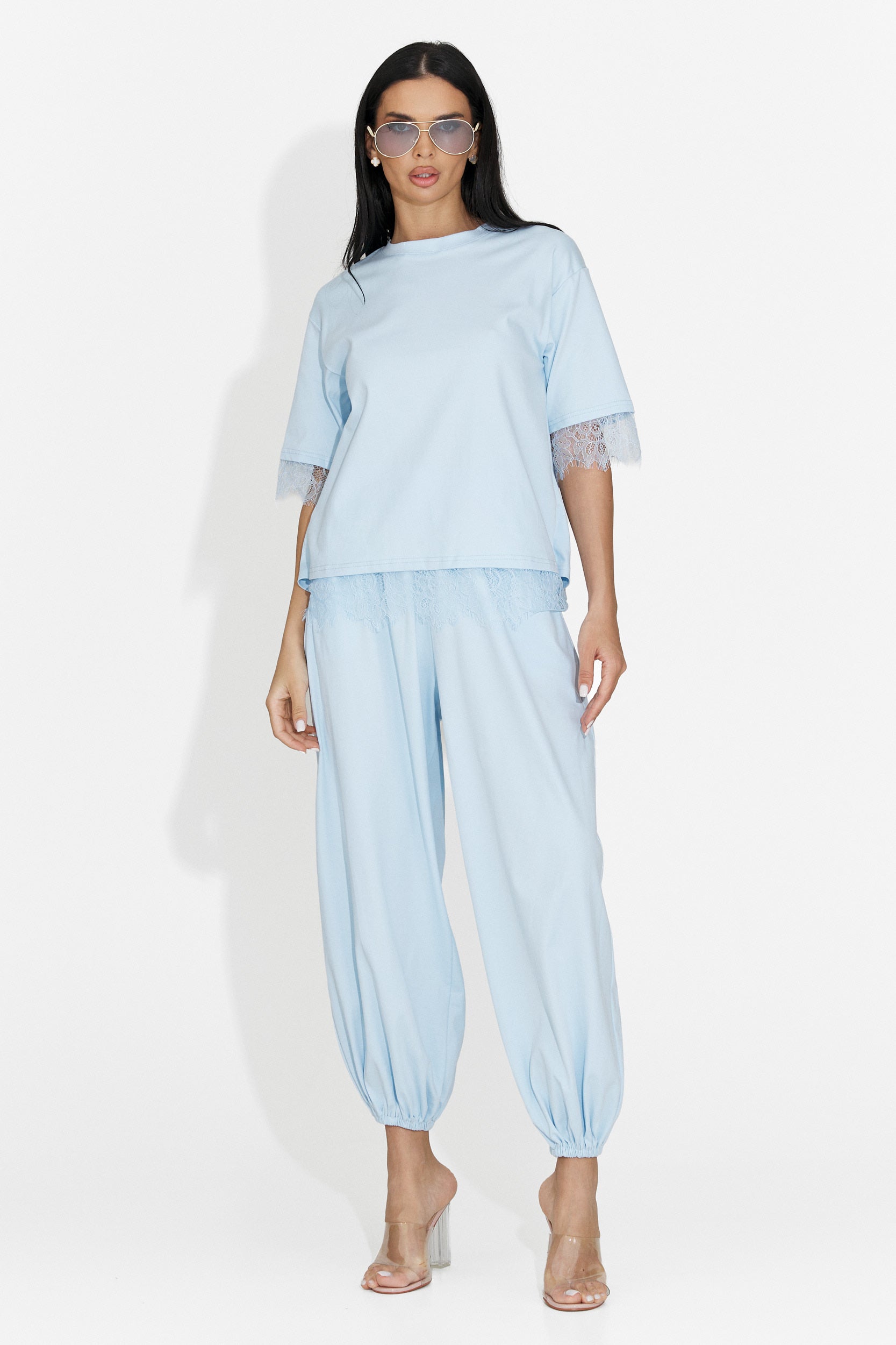 Maila Bogas Women's Suit with Blue Pants