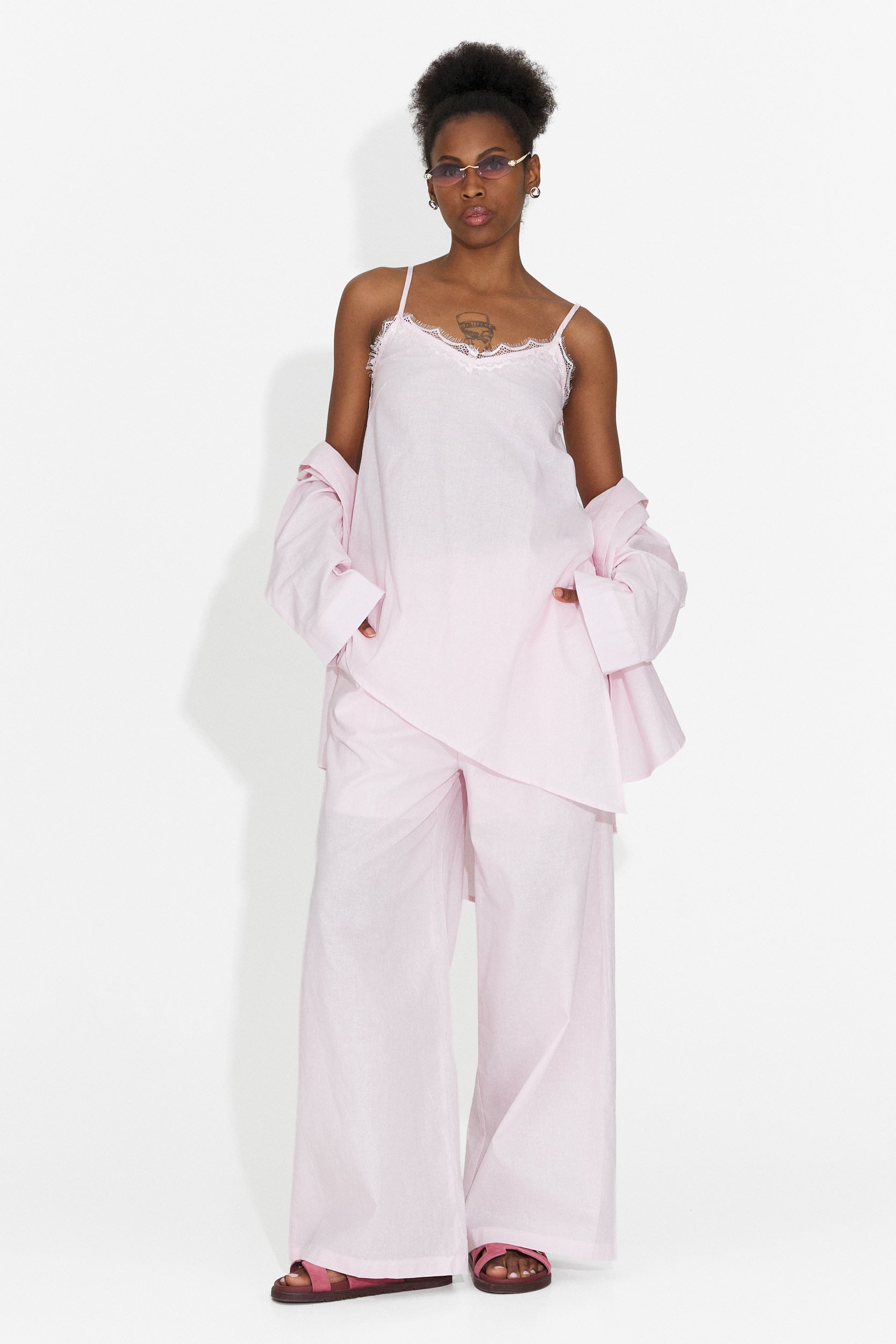 Costume pour femmes Bogas Alicata avec pantalon rose