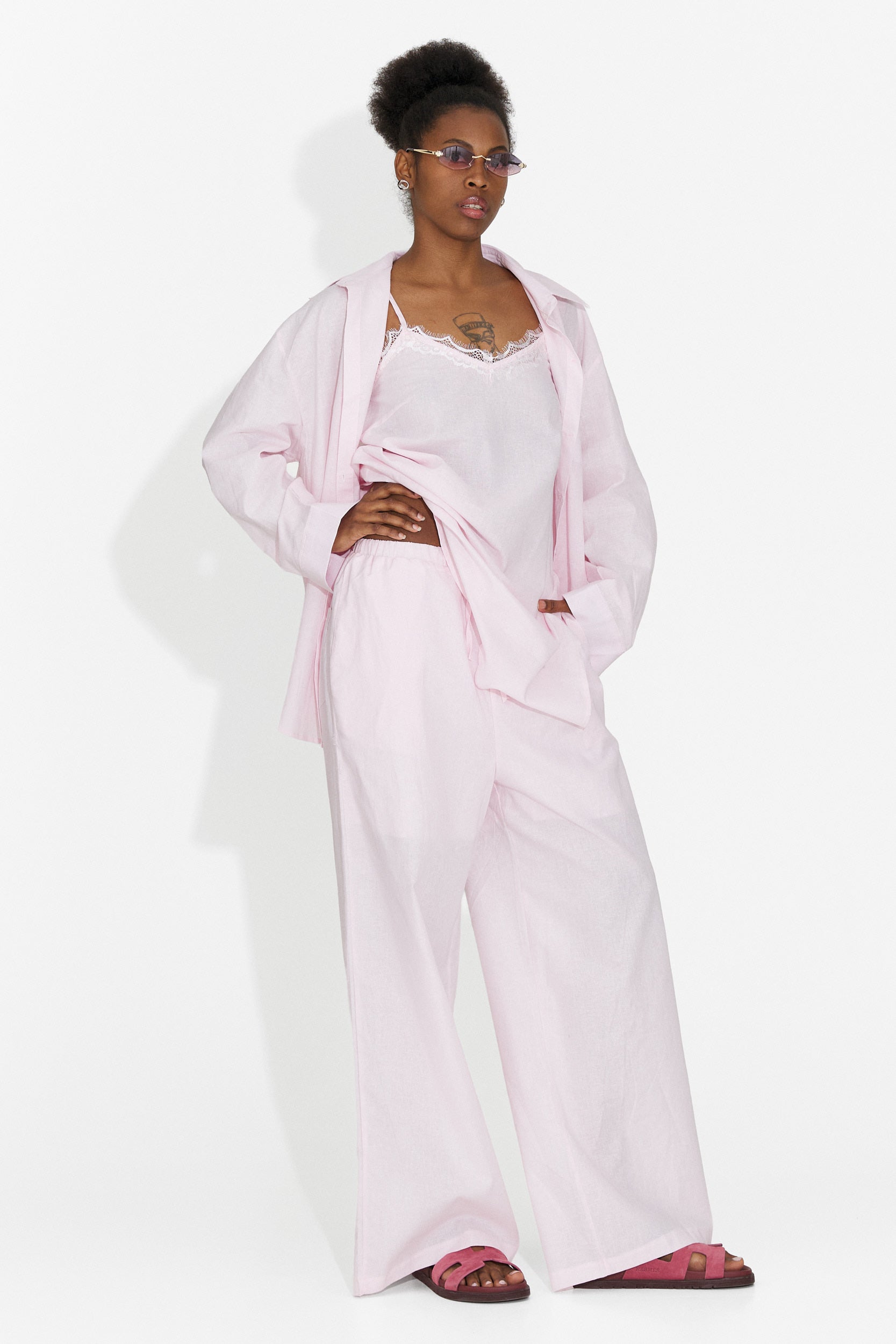 Costume pour femmes Bogas Alicata avec pantalon rose