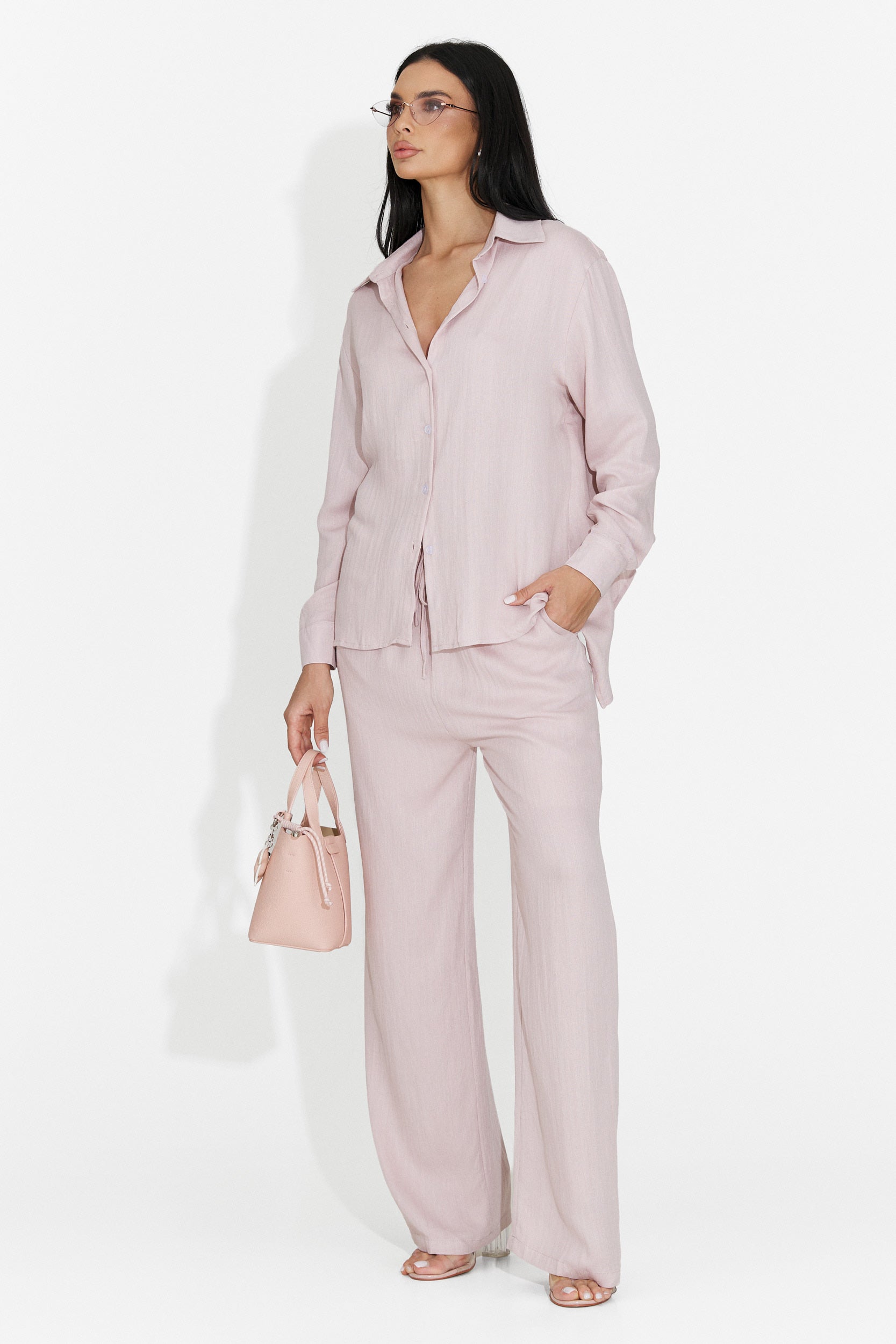 Wyat Bogas Damenanzug mit rosa Hosen
