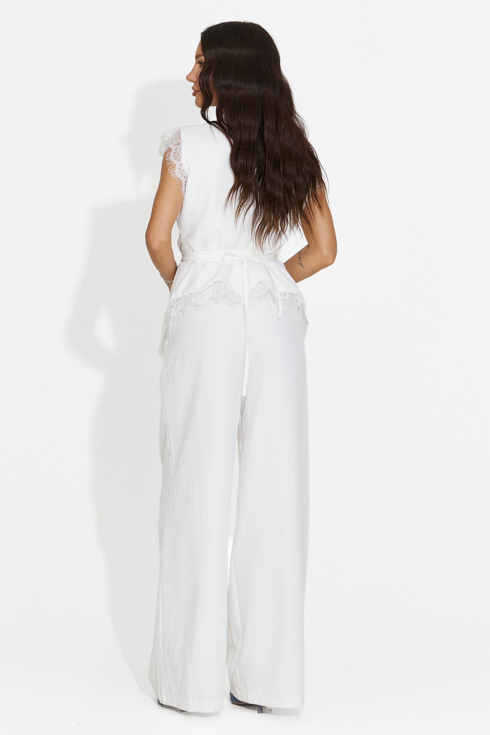 Women's set vest + white pants Felania Bogas