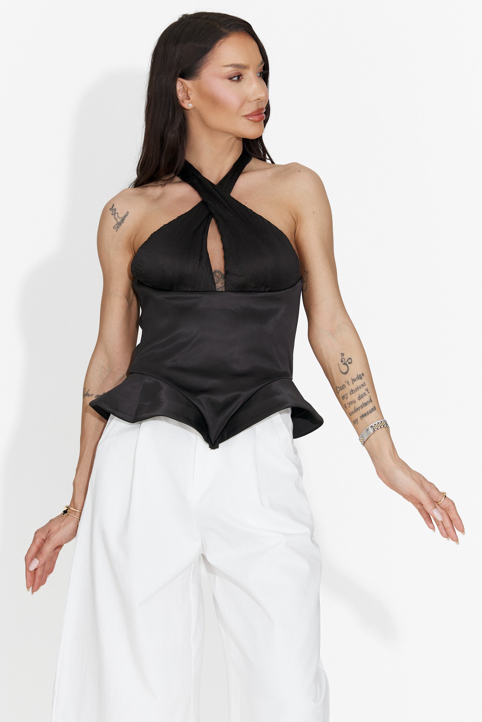 Elegant Black Gentalia Bogas Women's Corset