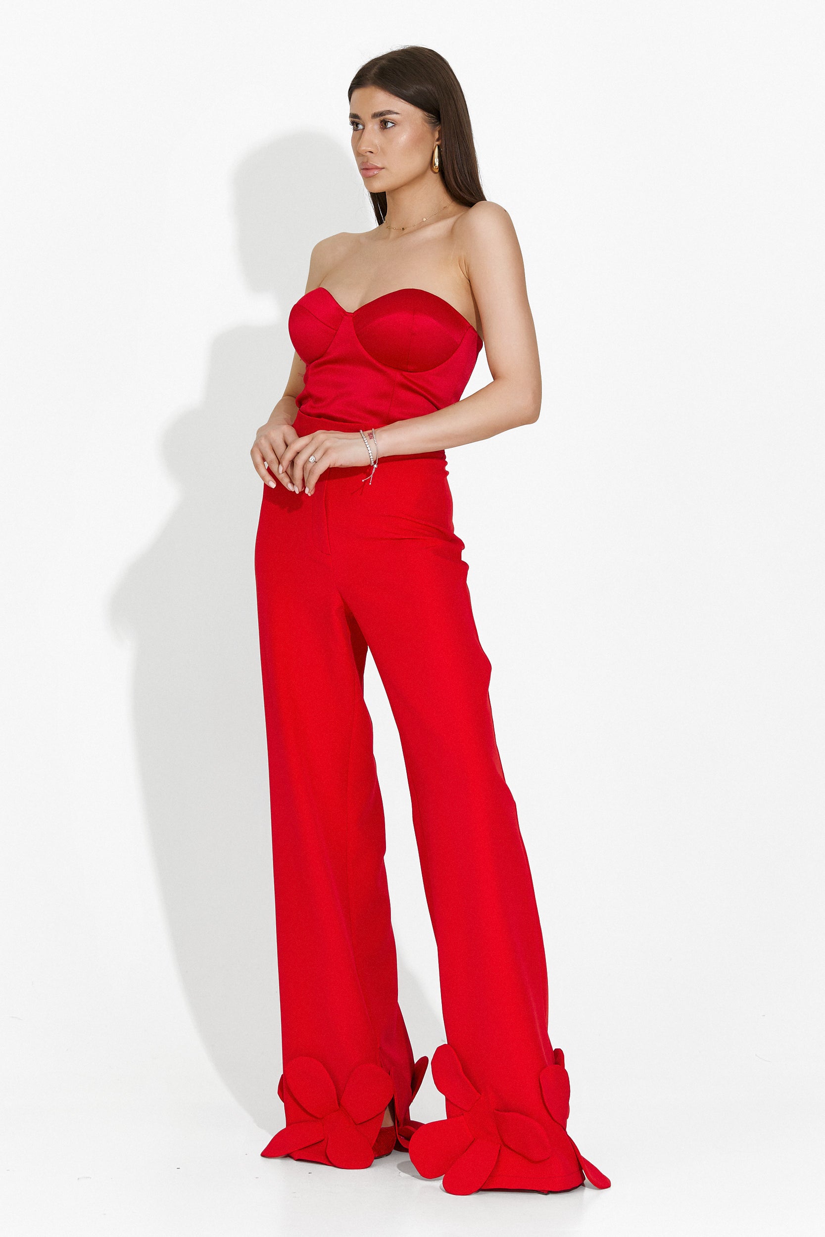 Corsetto elegante rosso da donna Bakea Bogas