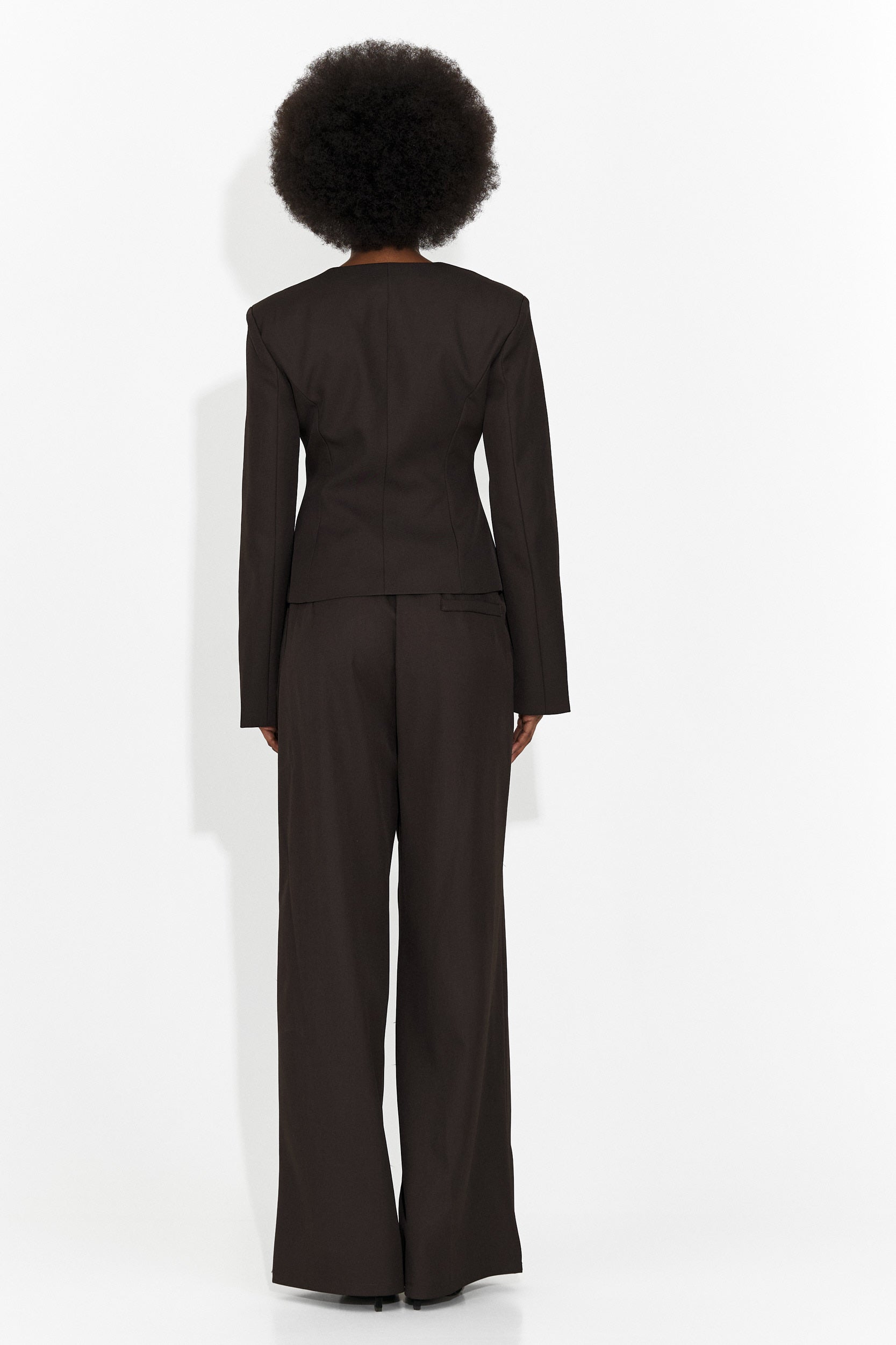 Elegant black pantsuit Jayne Bogas