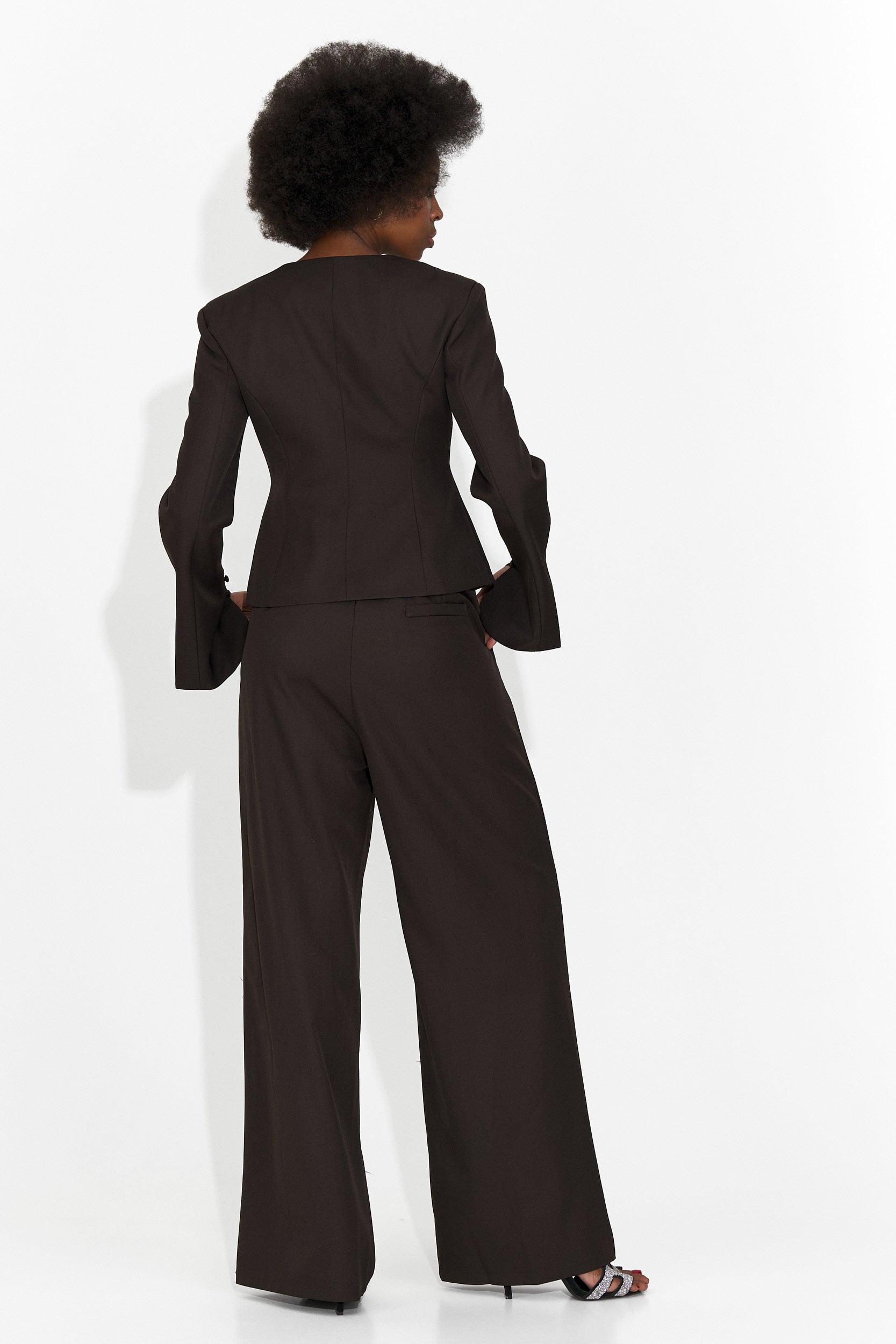 Elegant black pantsuit Jayne Bogas