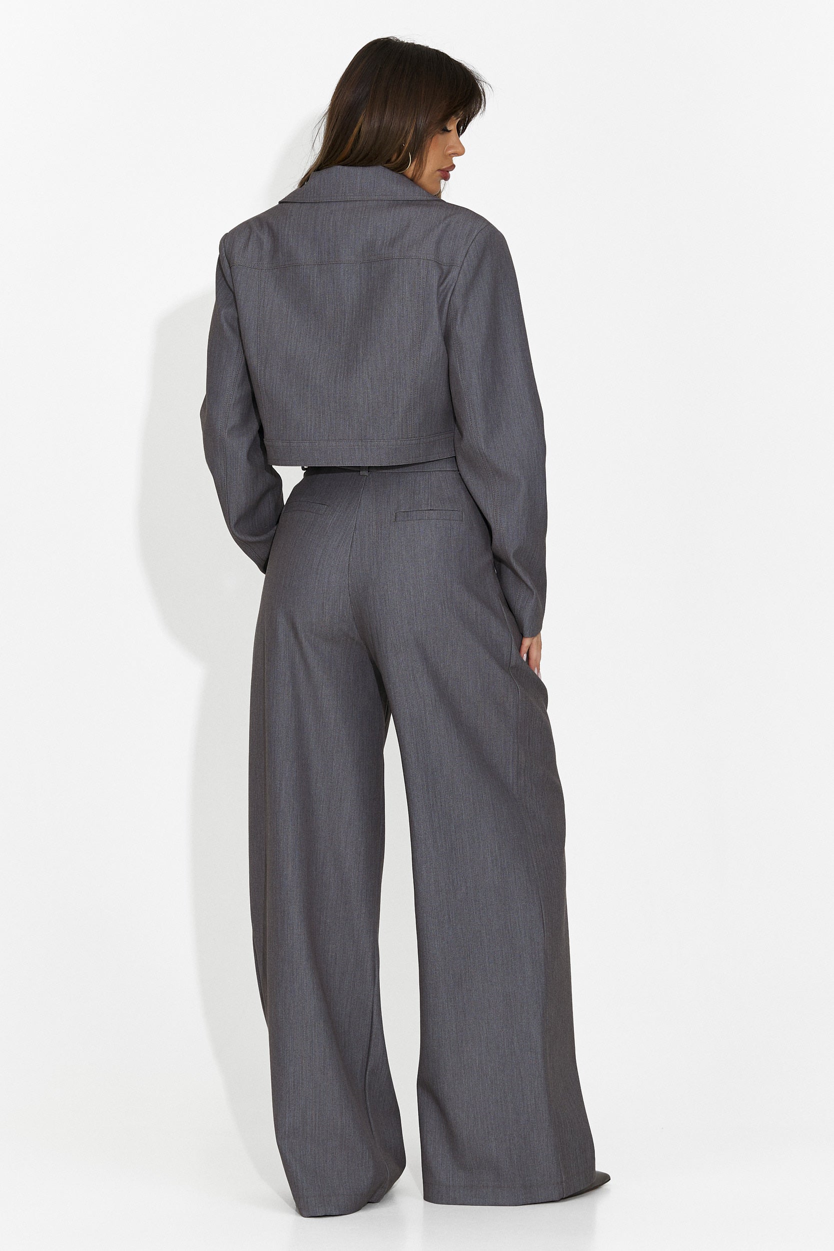 Elegant Women's Suit in Gray by Adnana Bogas