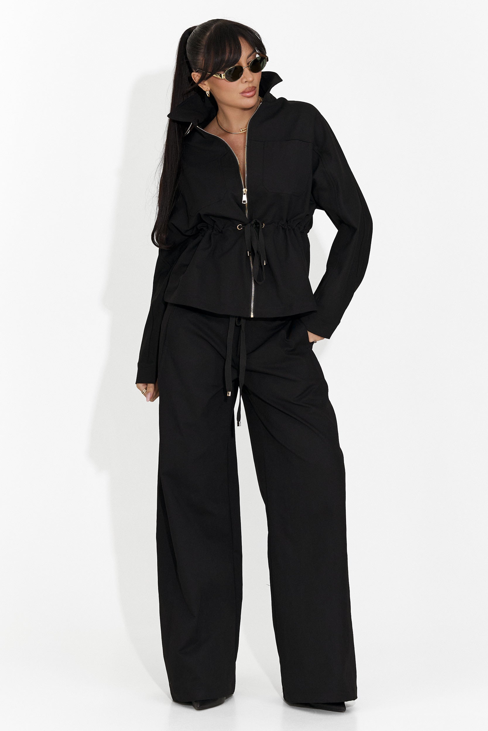 Eleganter schwarzer Damenanzug Elenya Bogas