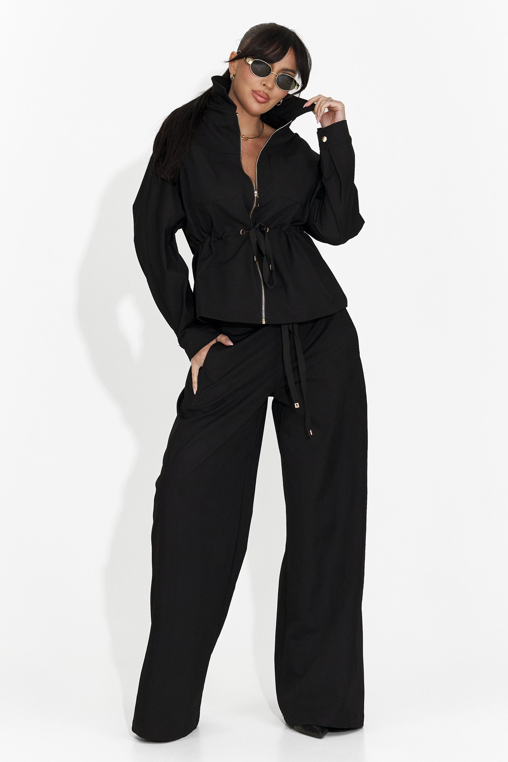 Eleganter schwarzer Damenanzug Elenya Bogas