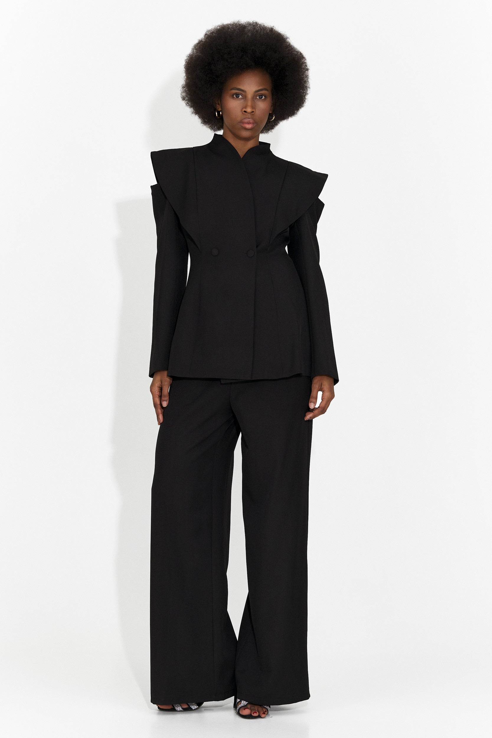 Elegant svart damdräkt Latefa Bogas