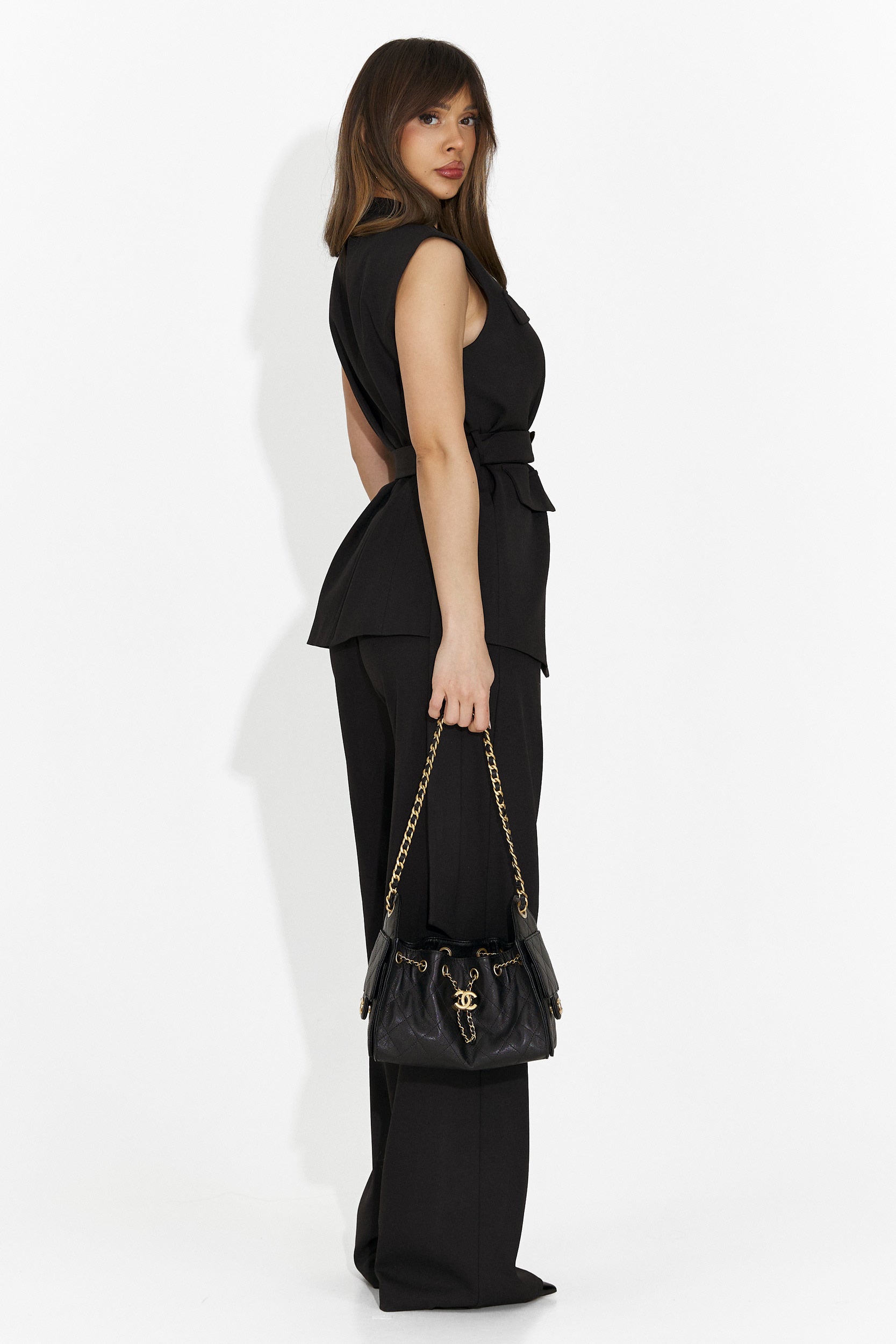 Lafora Bogas ženski suknjič + črne hlače