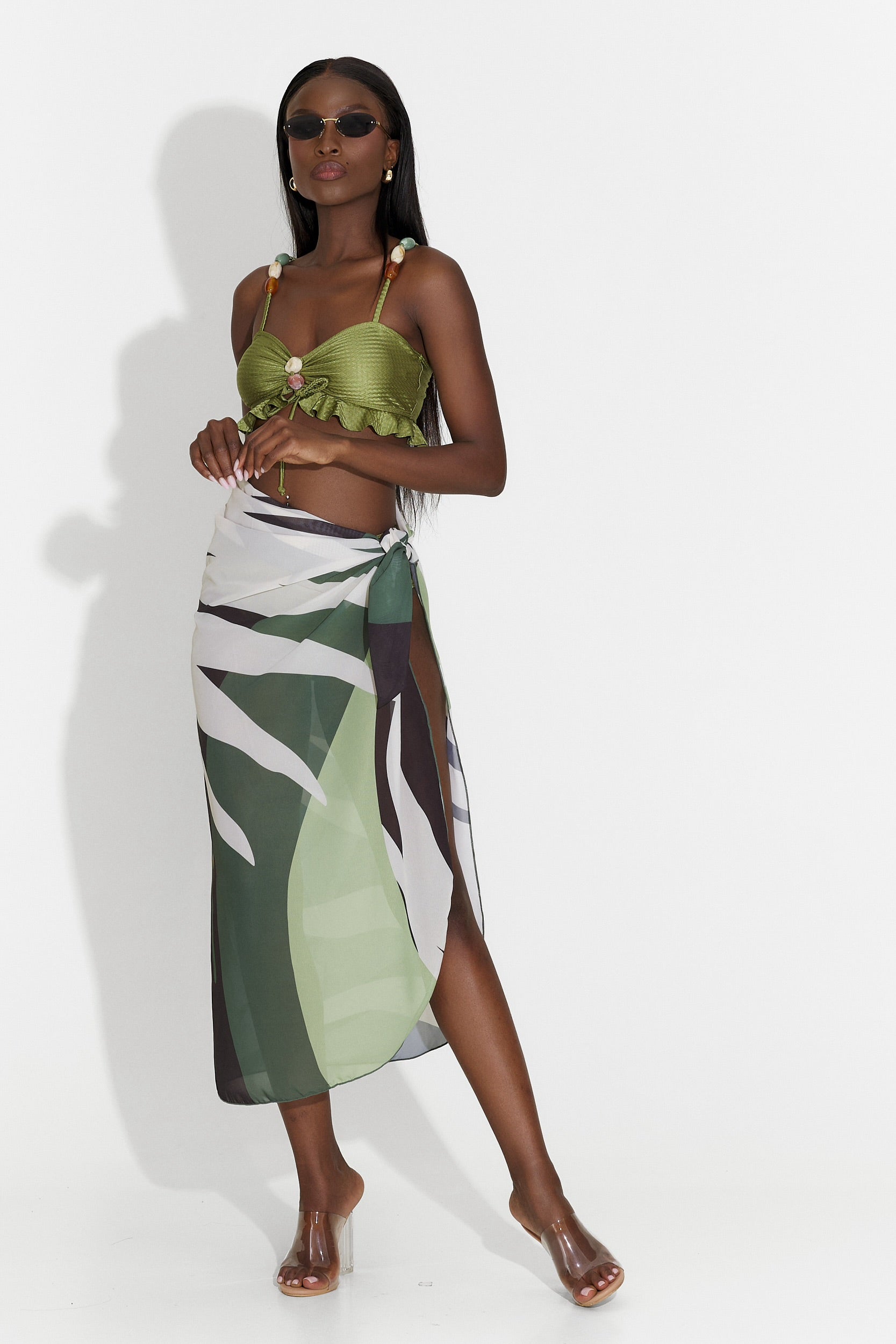 Green Novasy Bogas 3-piece swimsuit