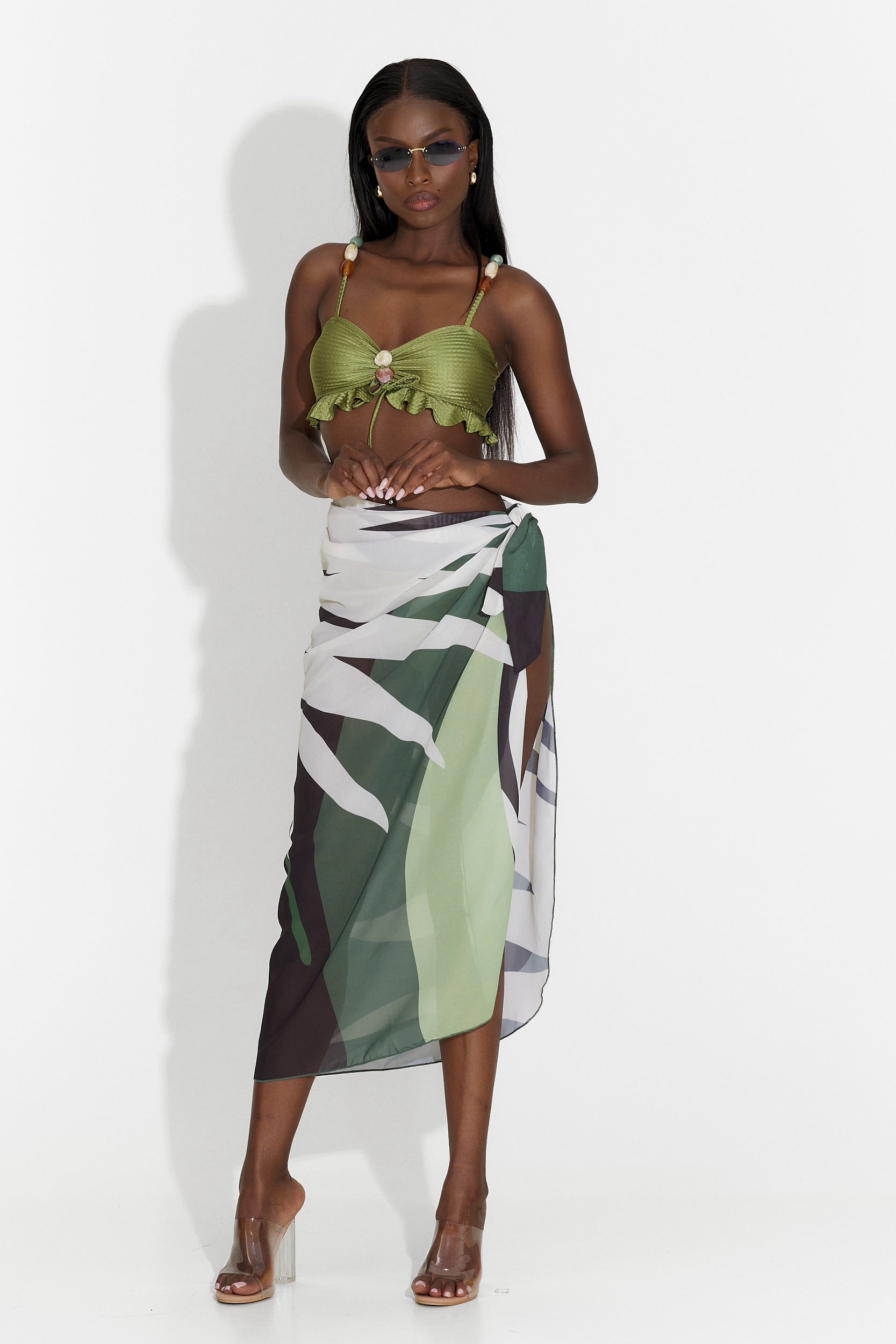 Green Novasy Bogas 3-piece swimsuit