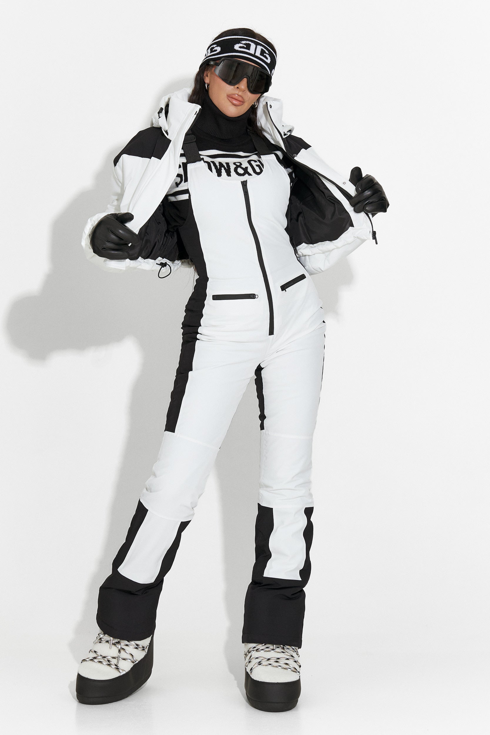 Λευκή casual στολή σκι Camelay Bogas