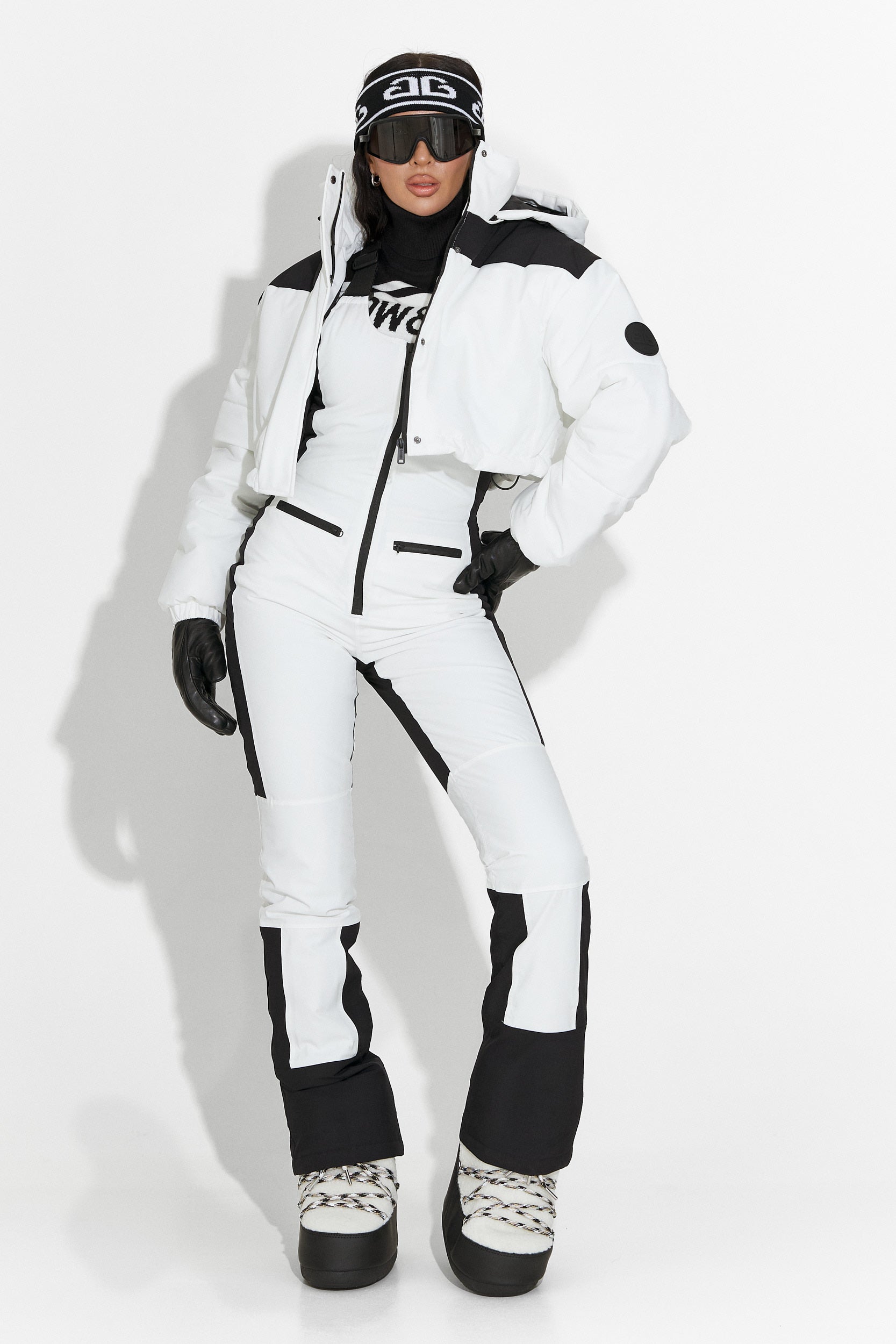 Λευκή casual στολή σκι Camelay Bogas