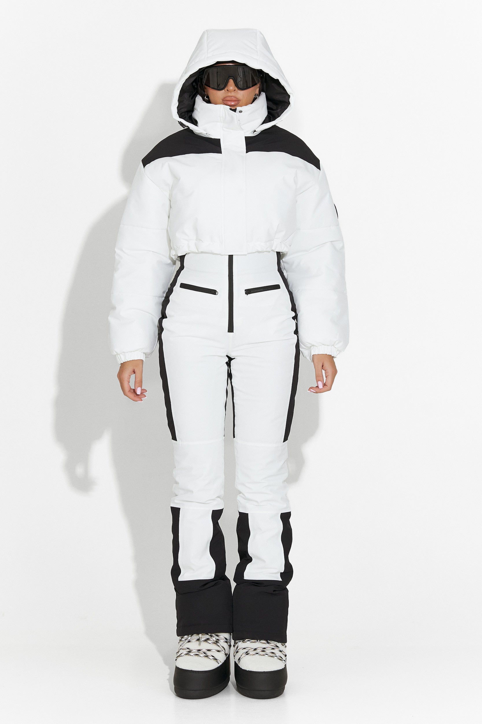 Λευκή casual στολή σκι Camelay Bogas