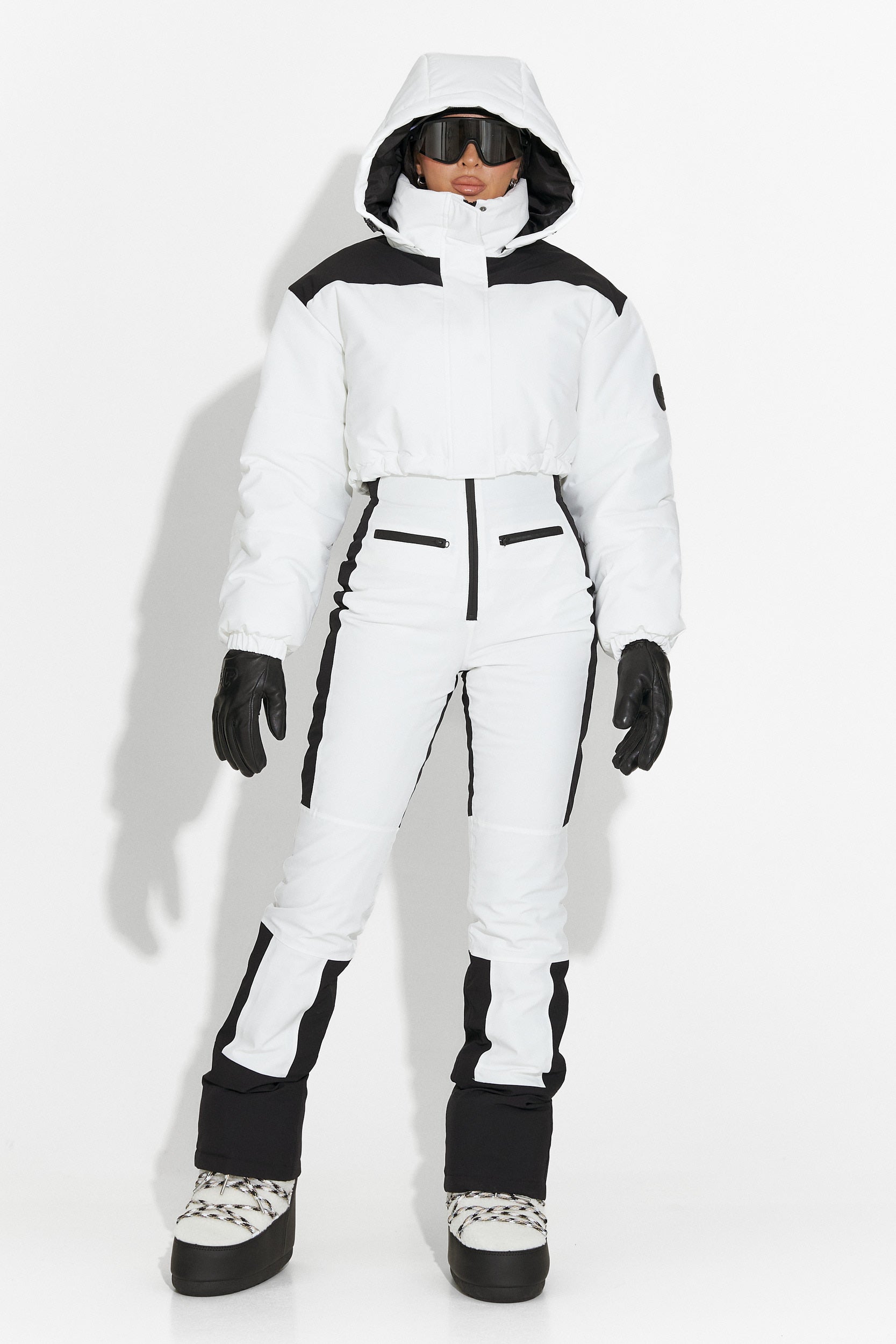 Λευκή casual στολή σκι Camelay Bogas