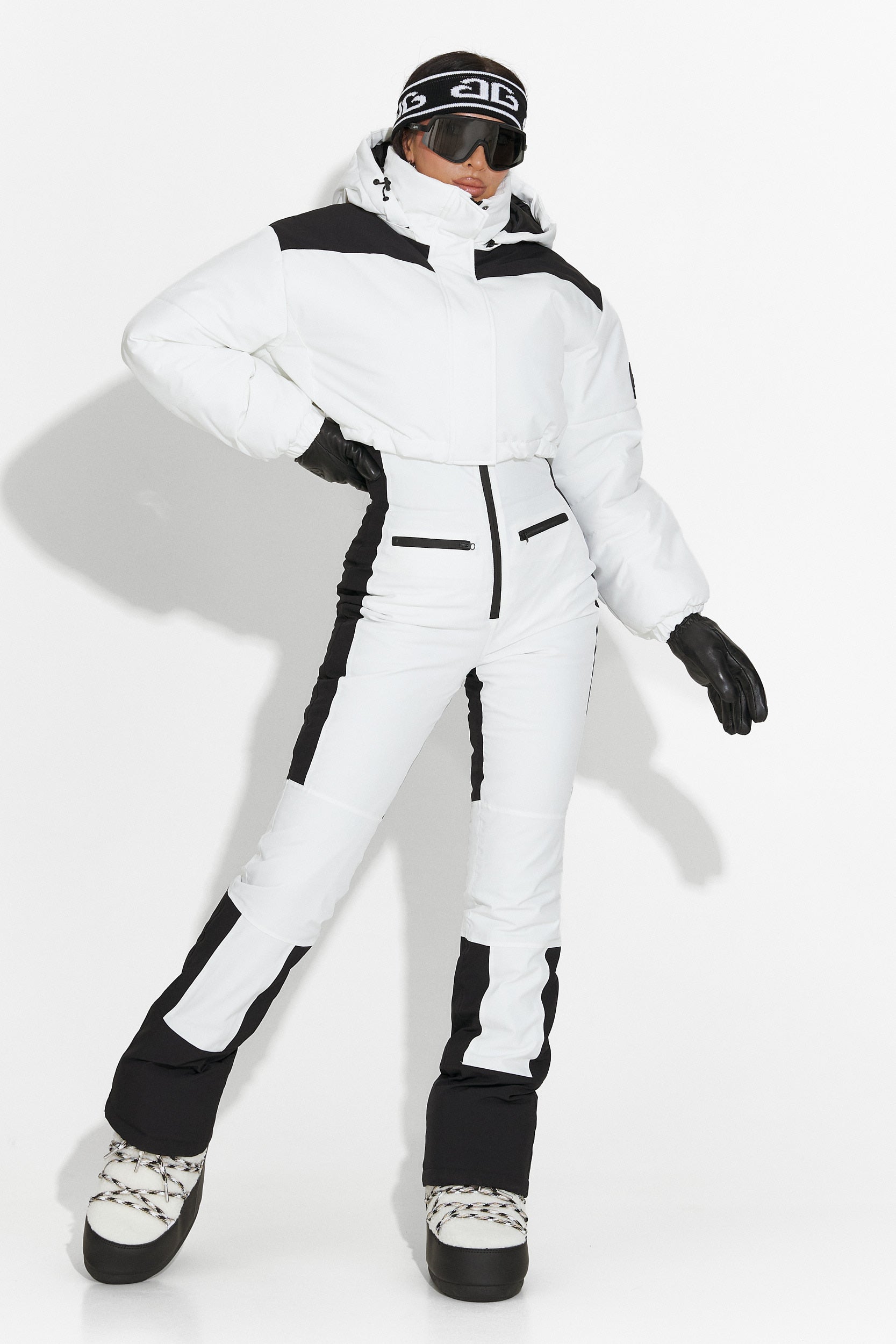 Λευκή casual στολή σκι Camelay Bogas