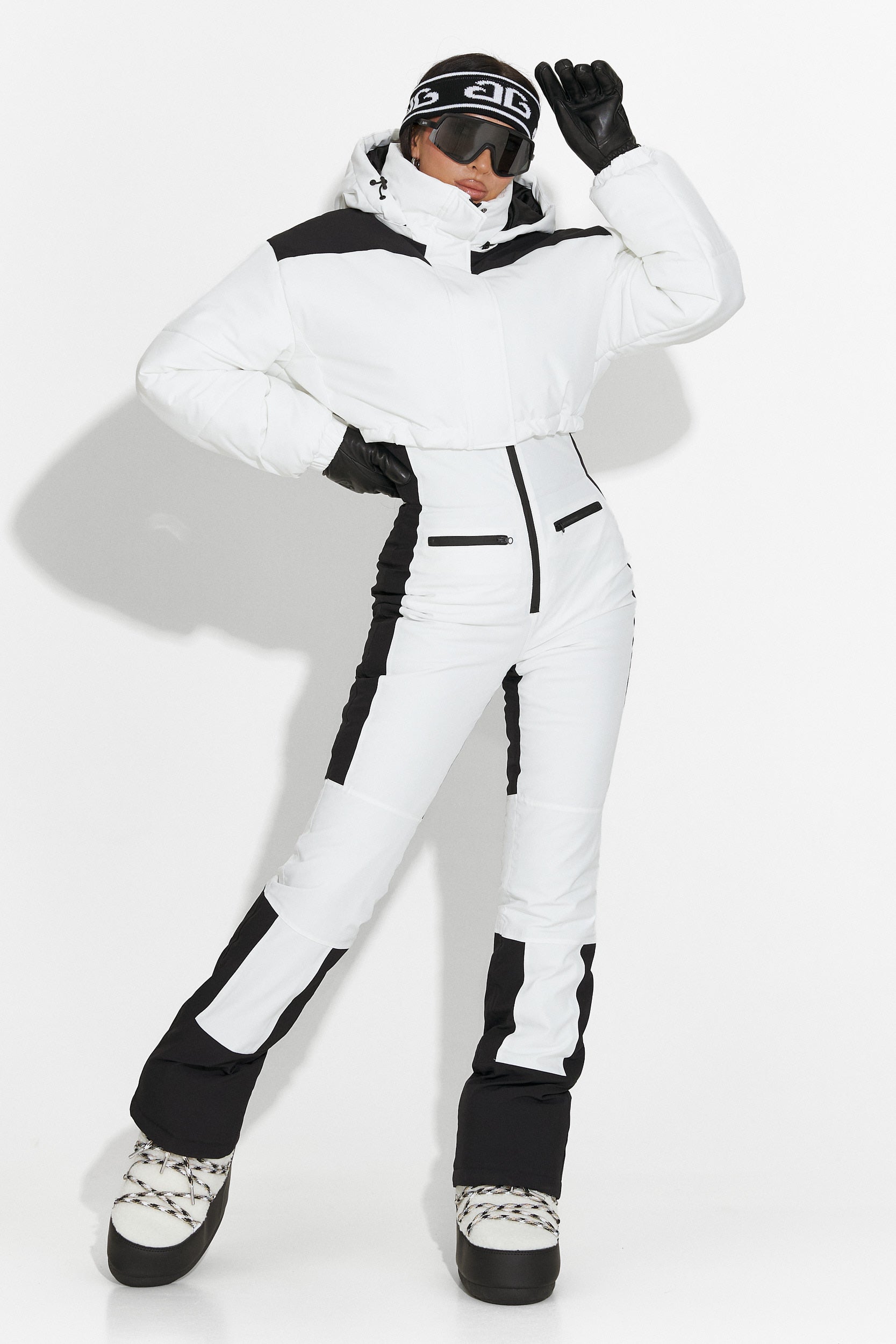 Λευκή casual στολή σκι Camelay Bogas