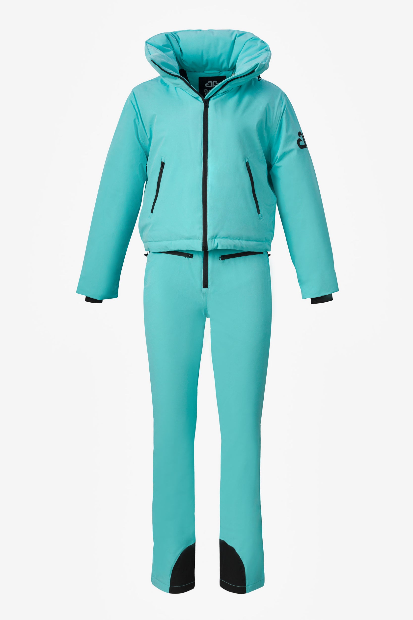 Casual turquoise ski suit Reasia Bogas