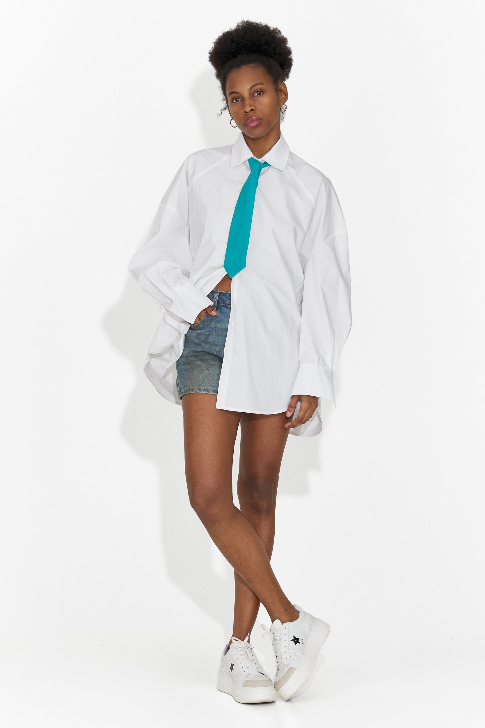 Women's Turquoise Tie Sindia Bogas