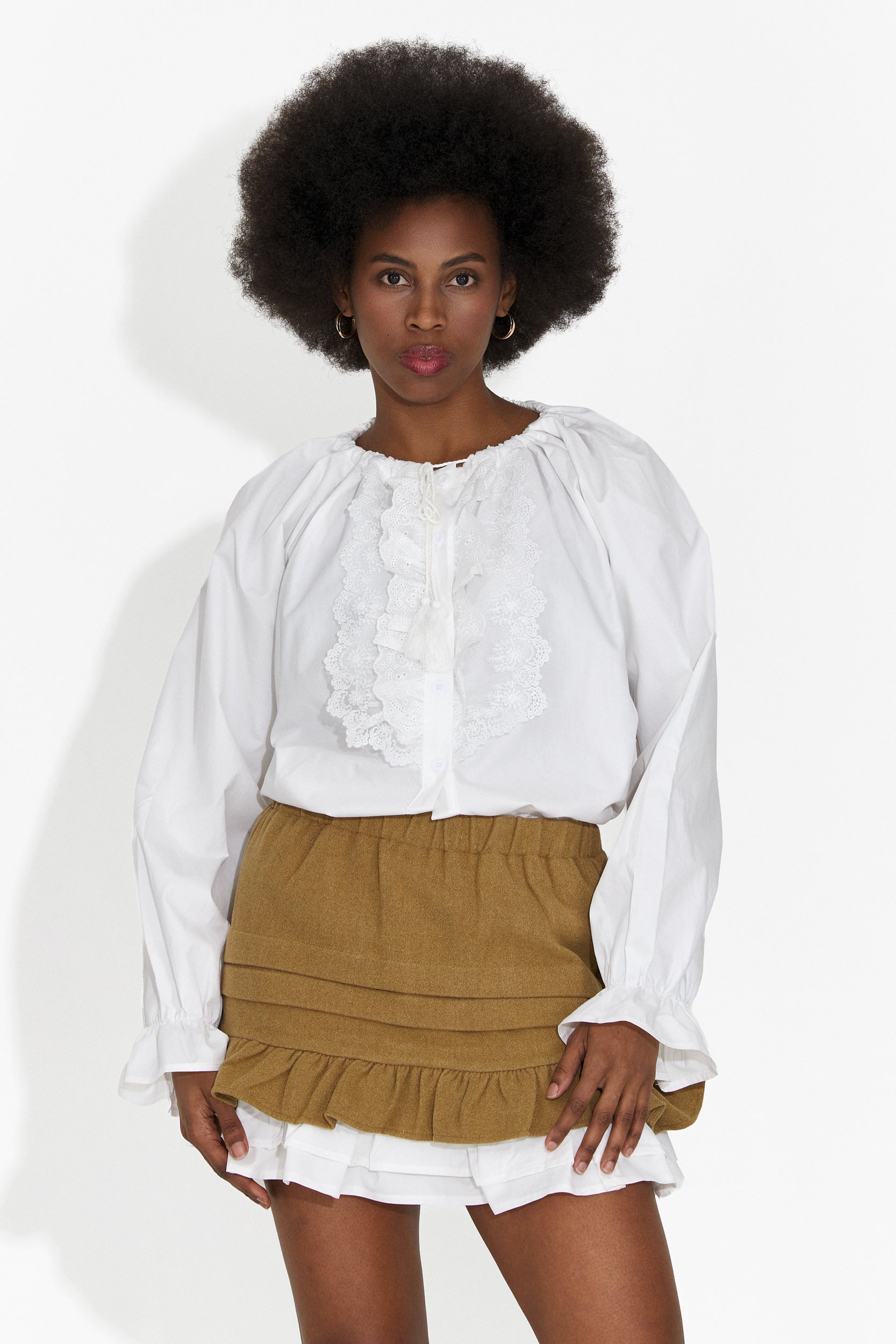 Damenrock casual braun Helenia Bogas