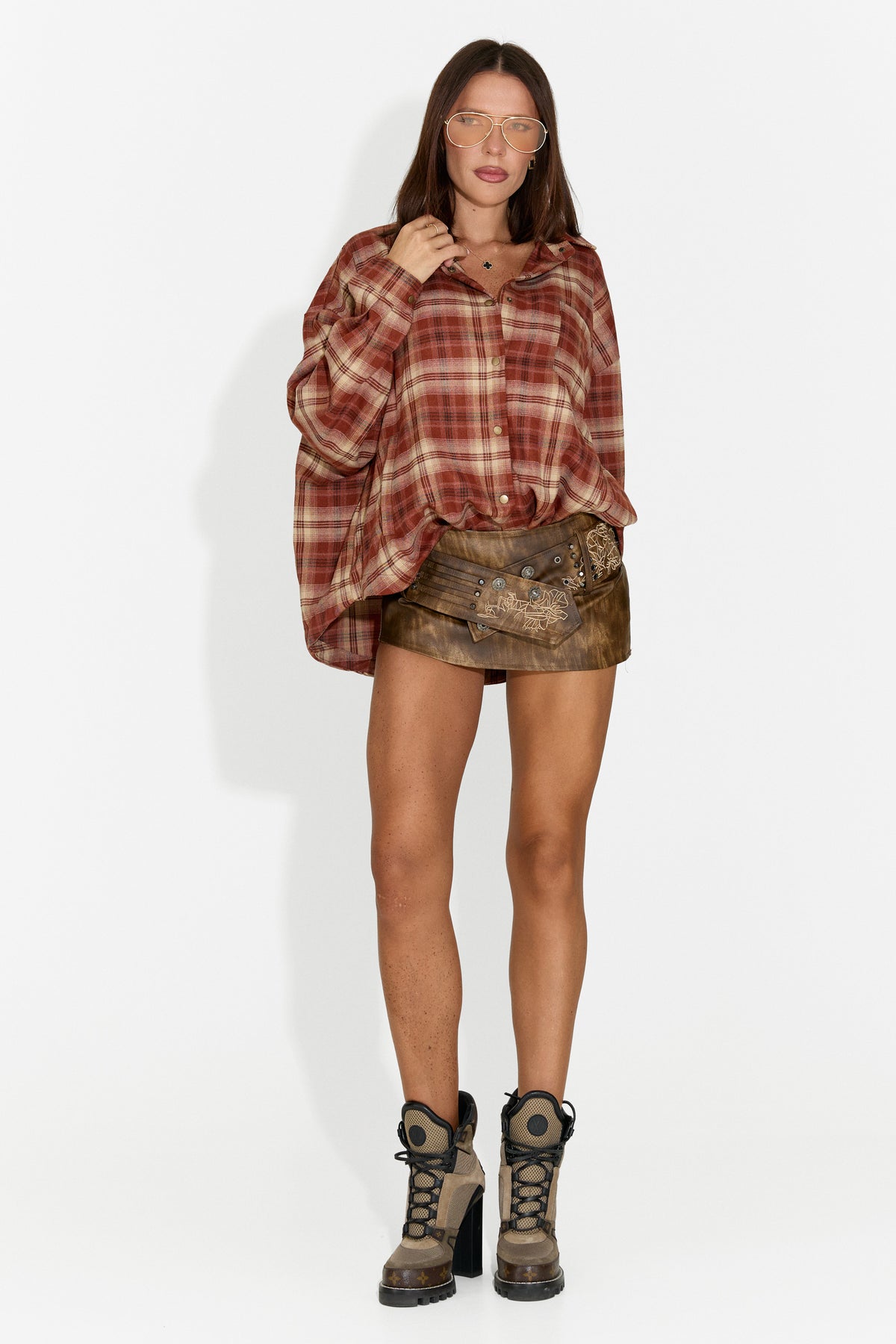 Damen-Casual-Rock braun Versona Bogas