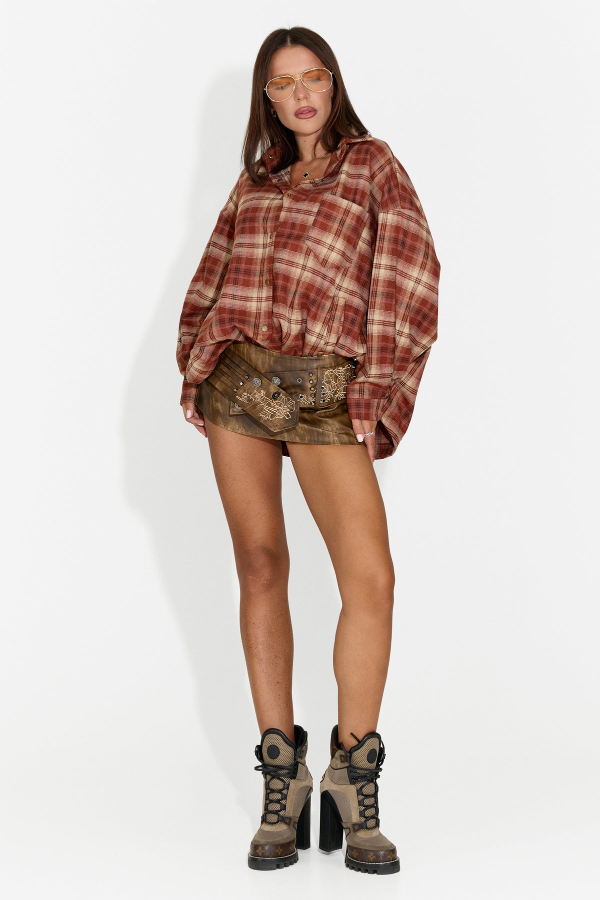 Damen-Casual-Rock braun Versona Bogas