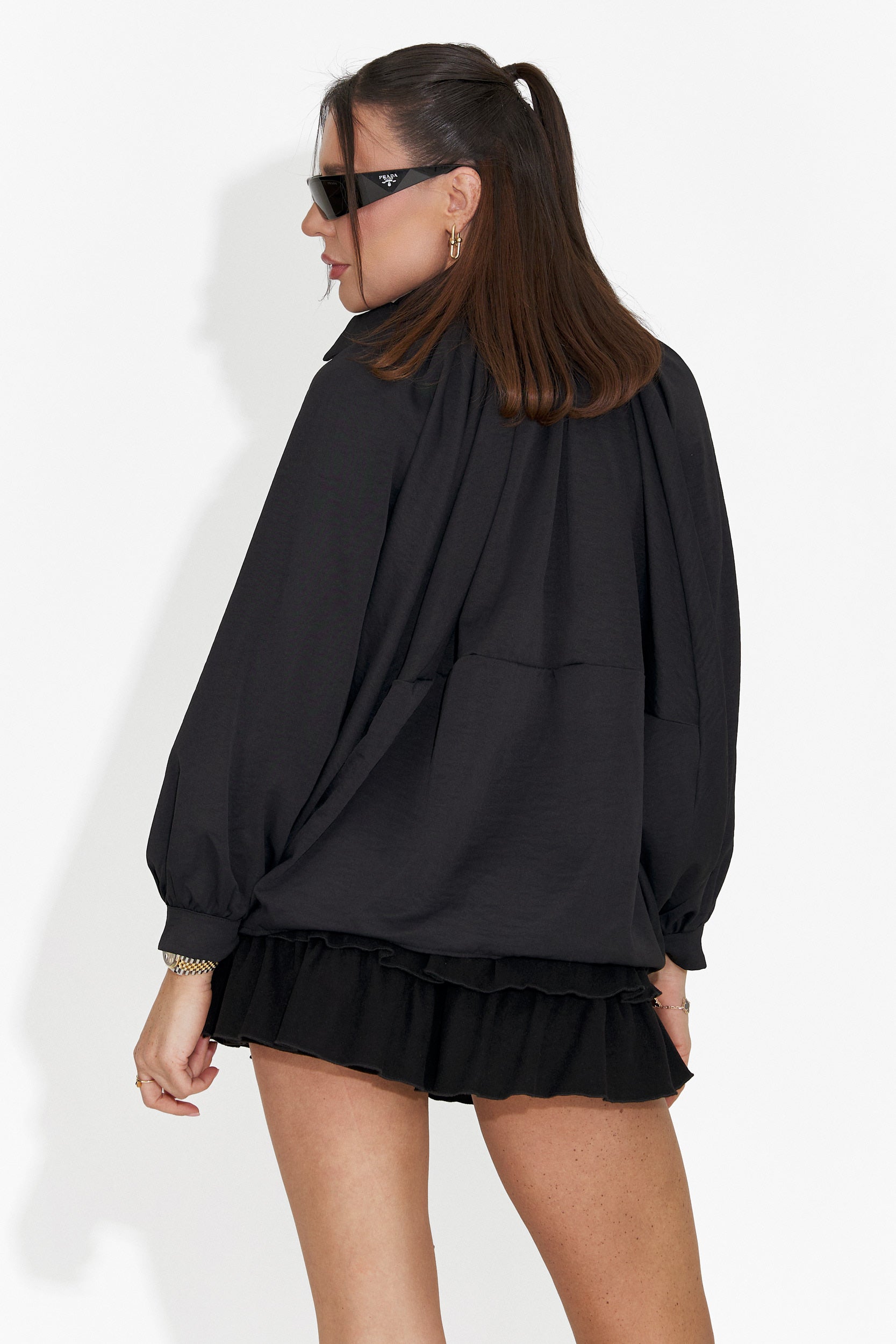 Falda negra casual para mujer Nathaly Bogas