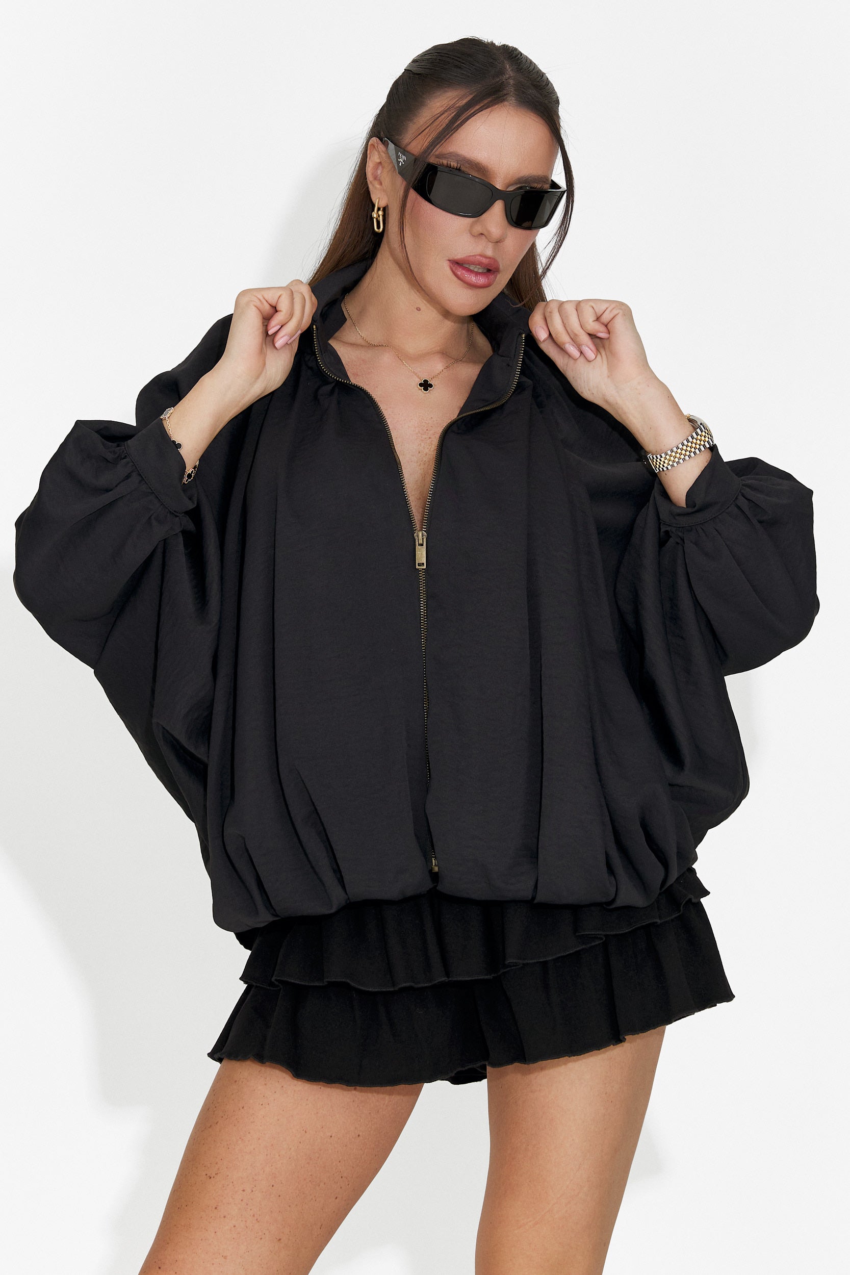 Falda negra casual para mujer Nathaly Bogas