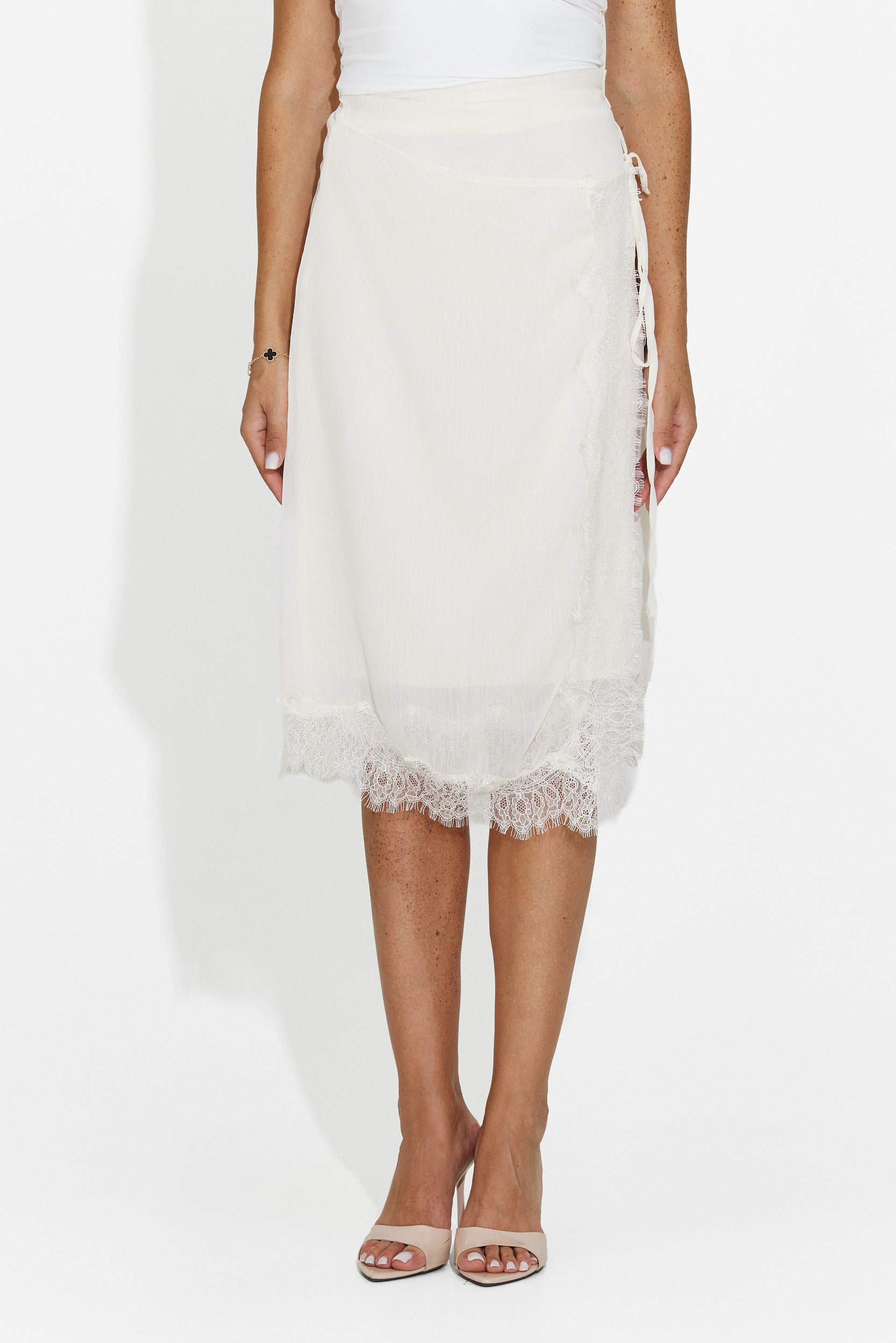Elegant Beige Women's Skirt Byshop Bogas