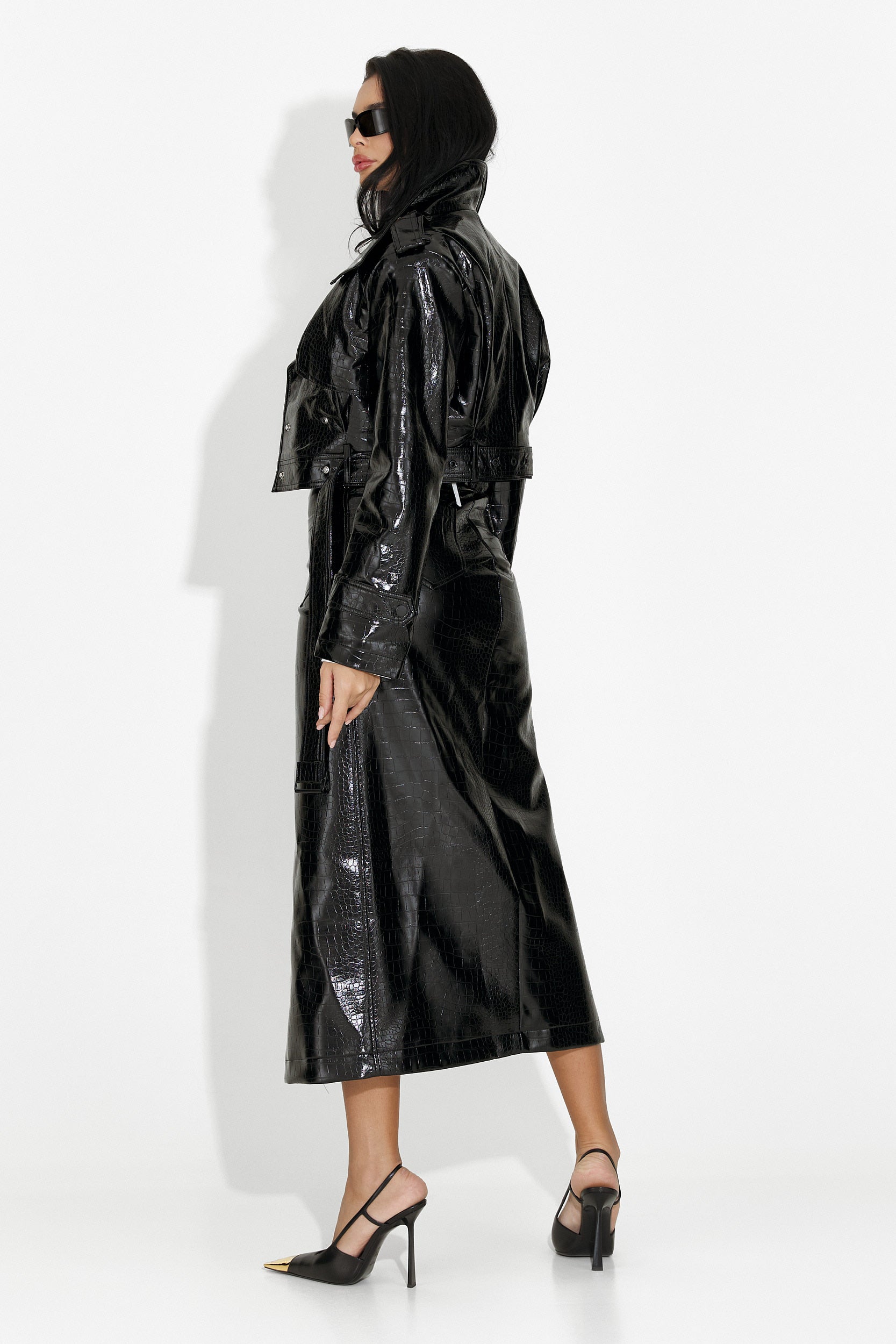 Κομψή μαύρη γυναικεία φούστα Nubira Bogas