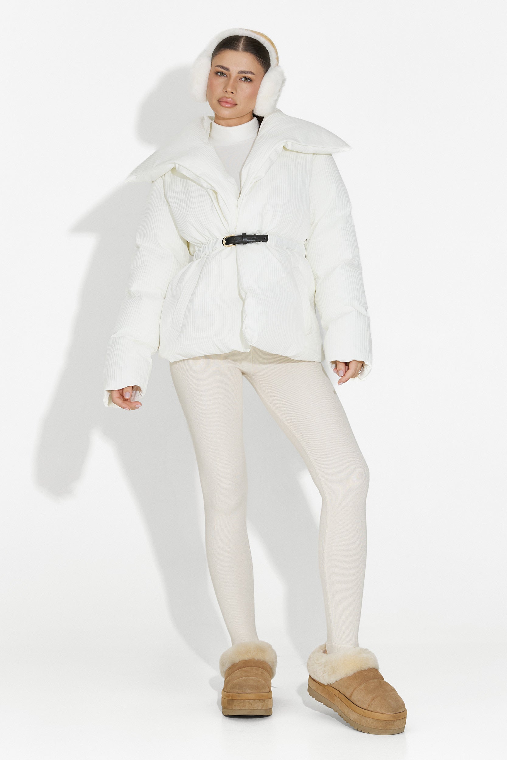 Kurtka damska casual biała Eonica Bogas