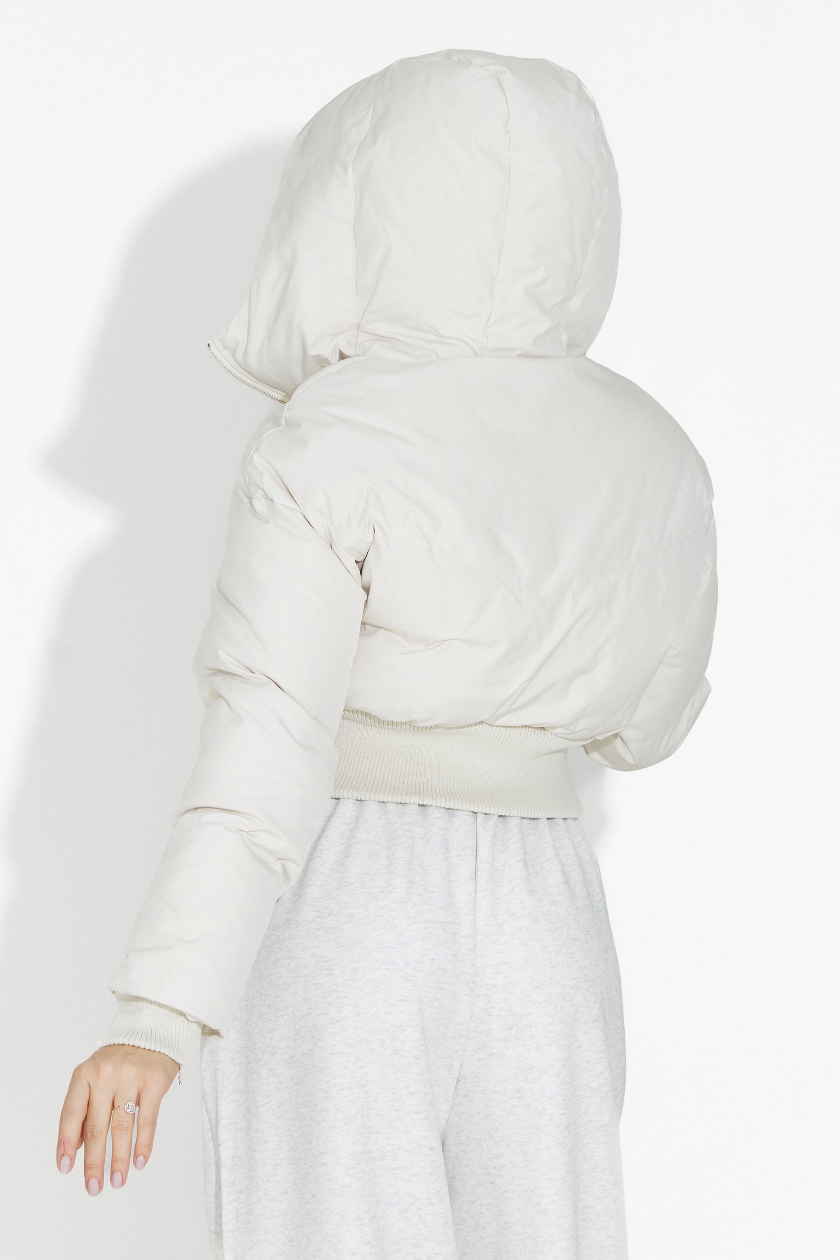 Beżowa casualowa kurtka damska Lumaya Bogas