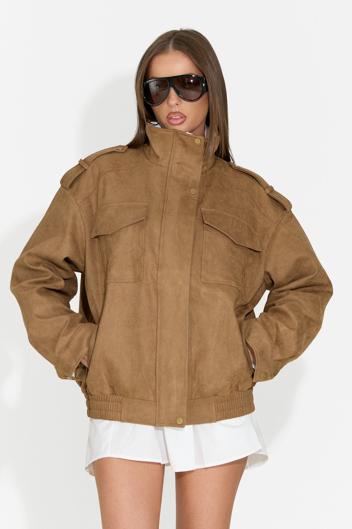Damen-Casual-Jacke beige Renoya Bogas
