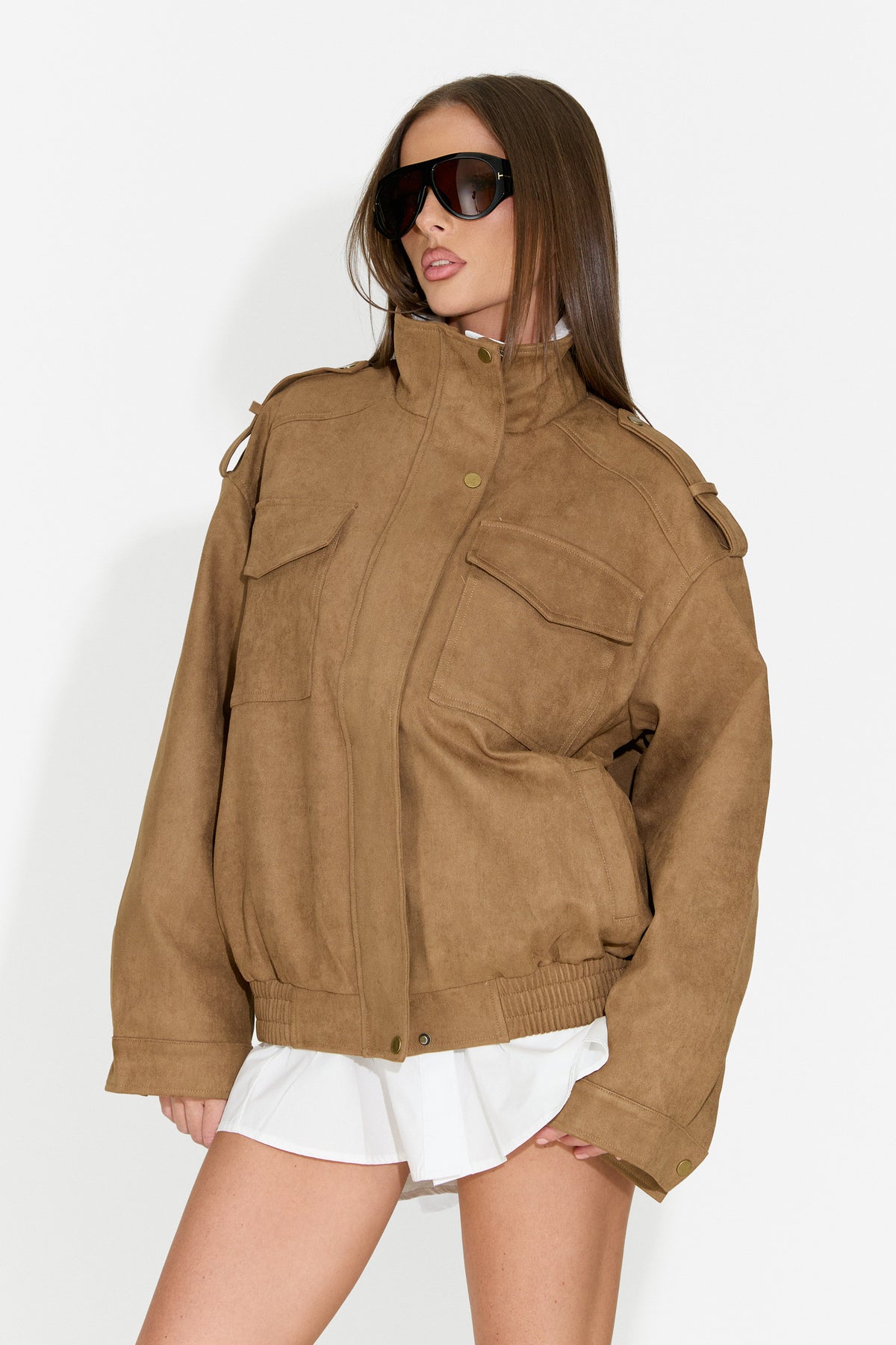 Damen-Casual-Jacke beige Renoya Bogas