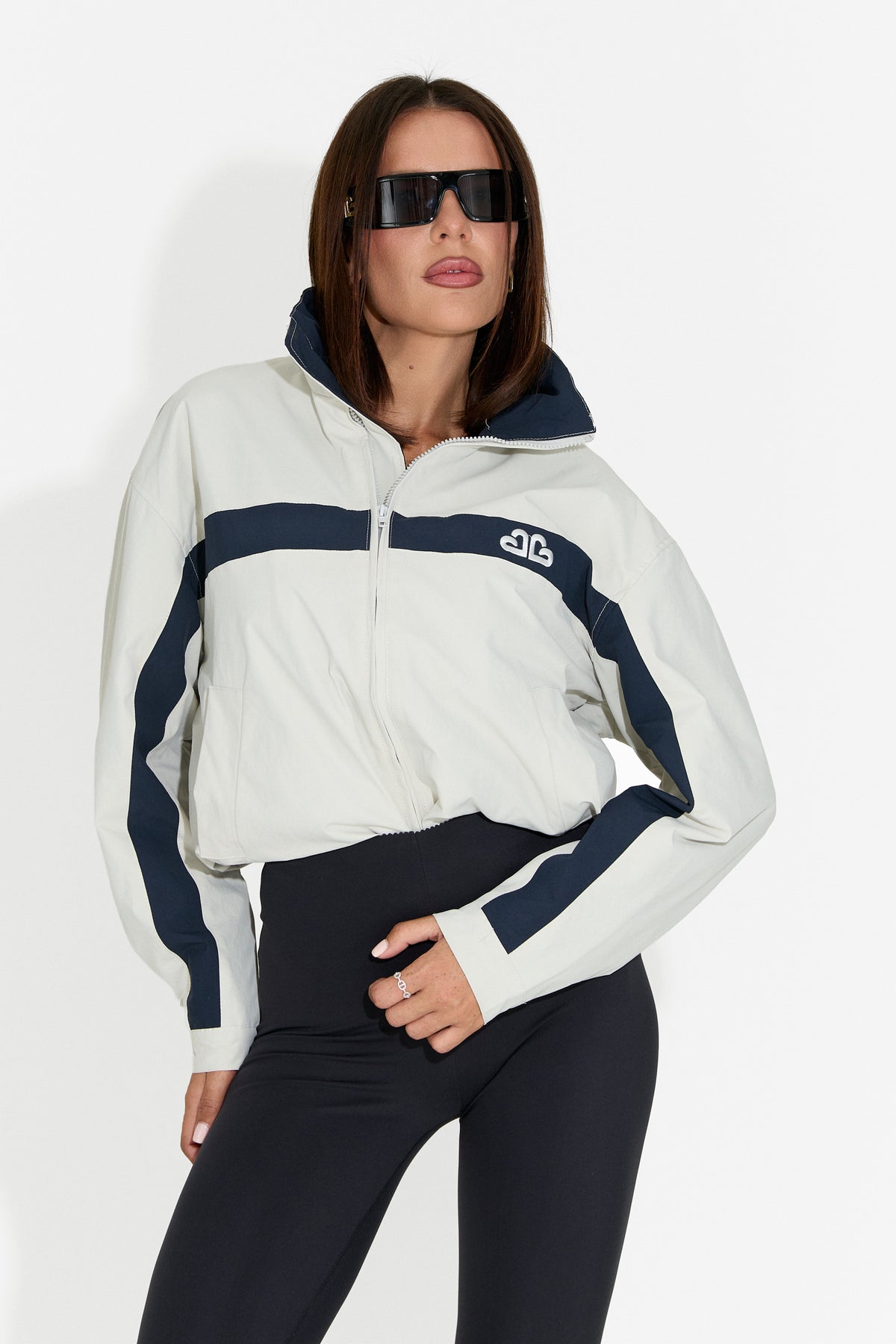 Women's casual beige jacket Zoerina Bogas