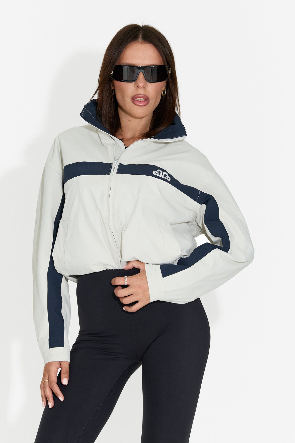 Women's casual beige jacket Zoerina Bogas