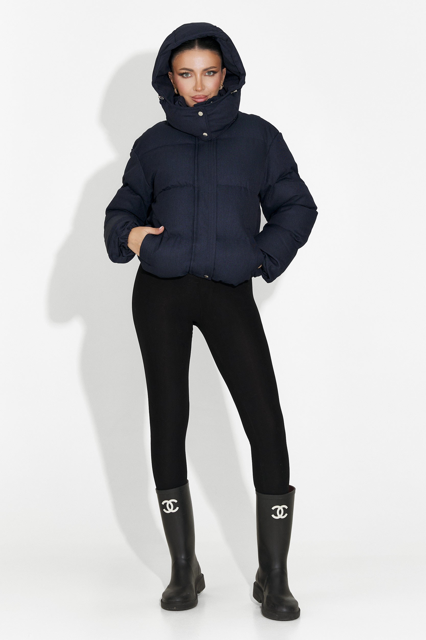 Marinblå casual damjacka Luisana Bogas