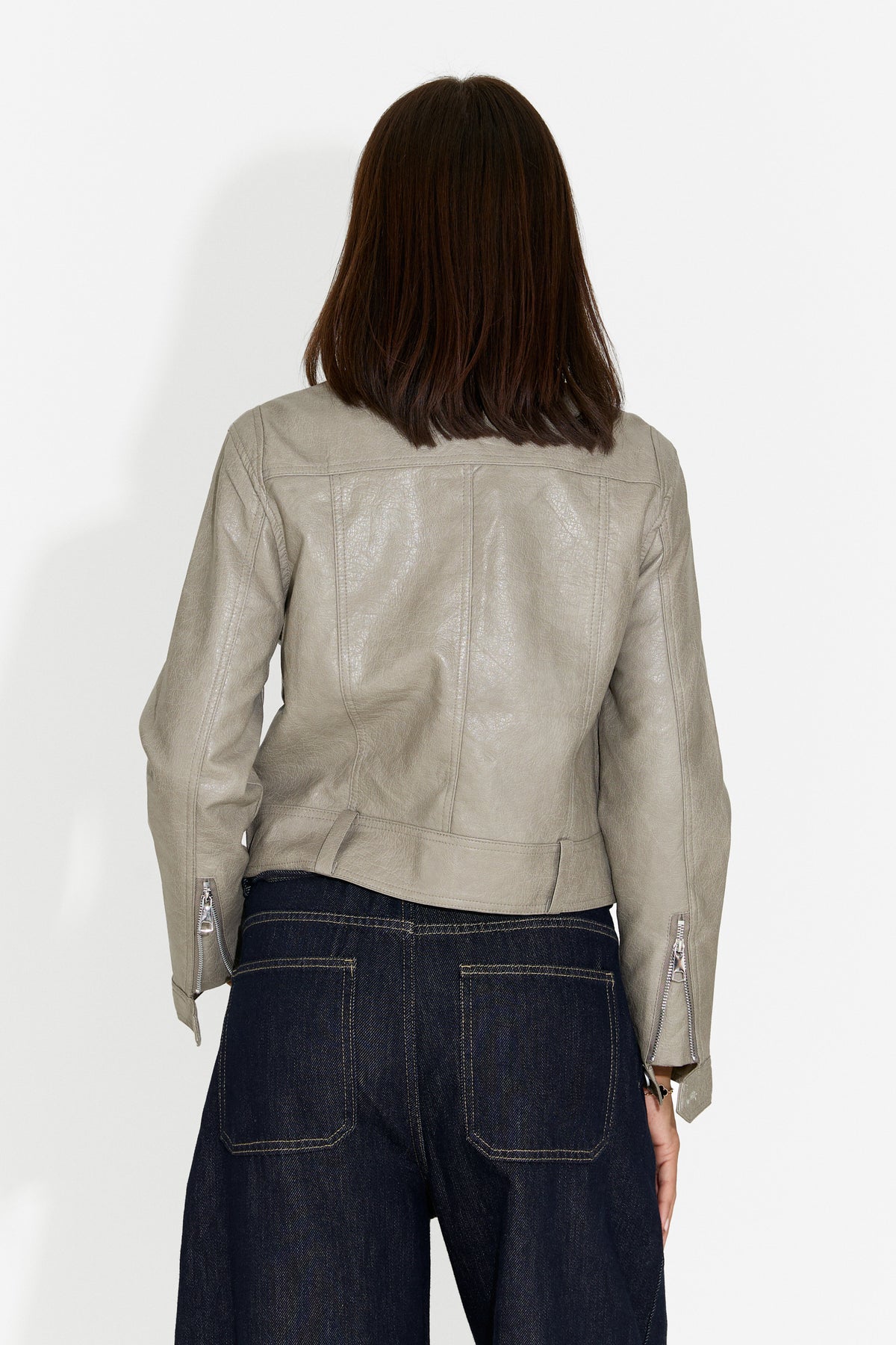 Women's casual gray jacket Muvoeria Bogas