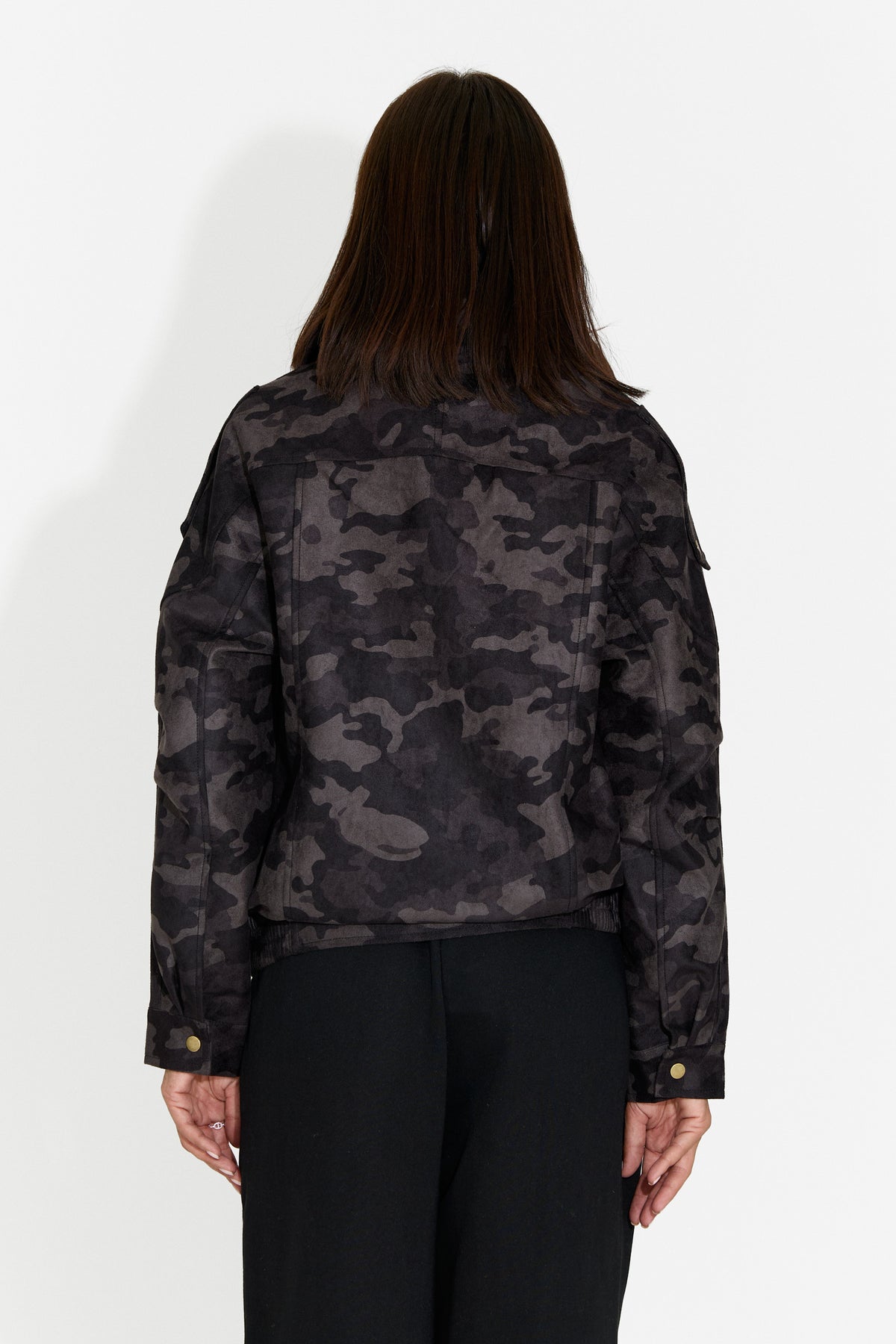 Women's casual gray jacket Tusieia Bogas