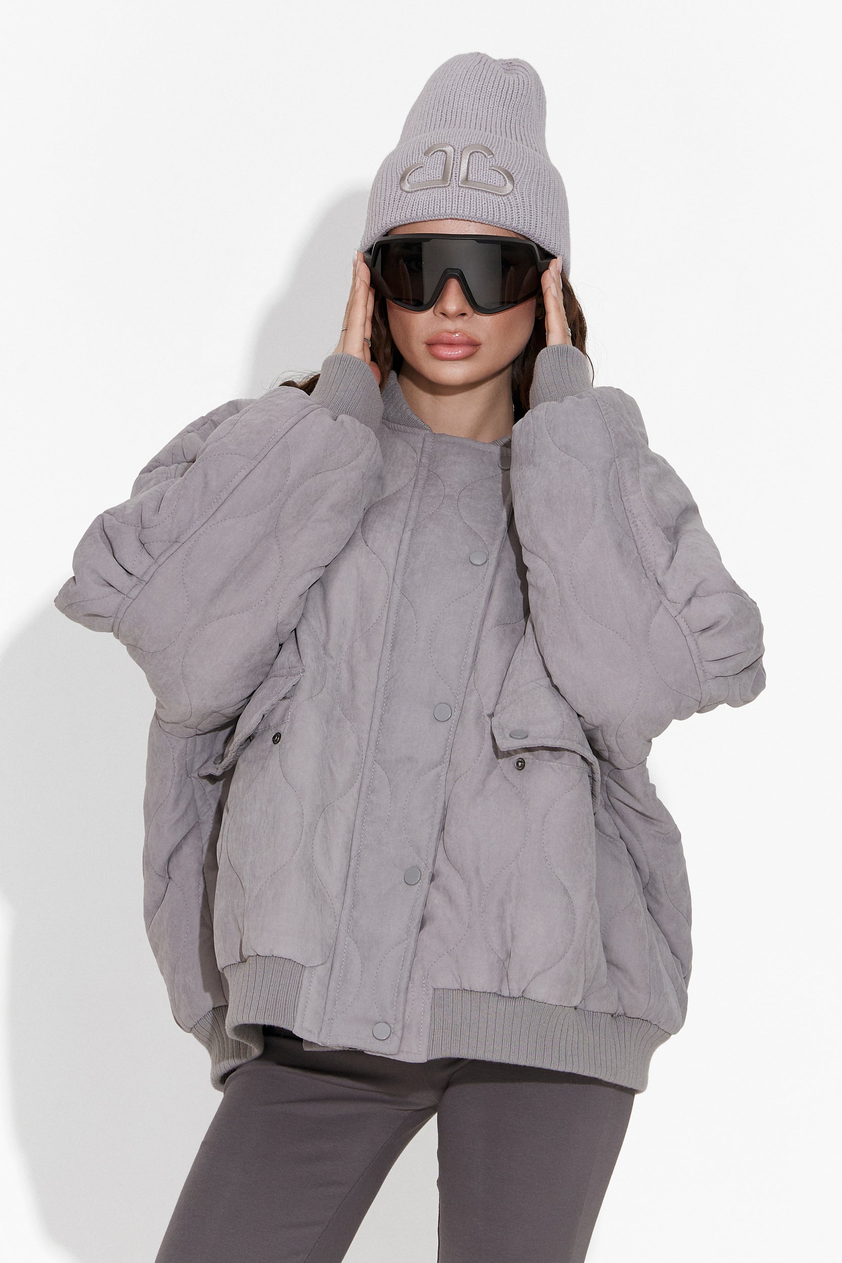 Veste Grise Décontractée pour Femmes de Winfrey Bogas