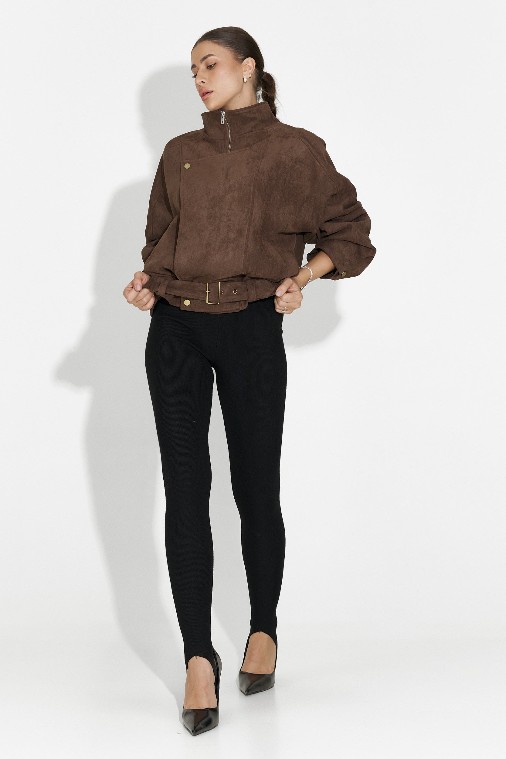 Kurtka damska casual brązowa Ismoria Bogas