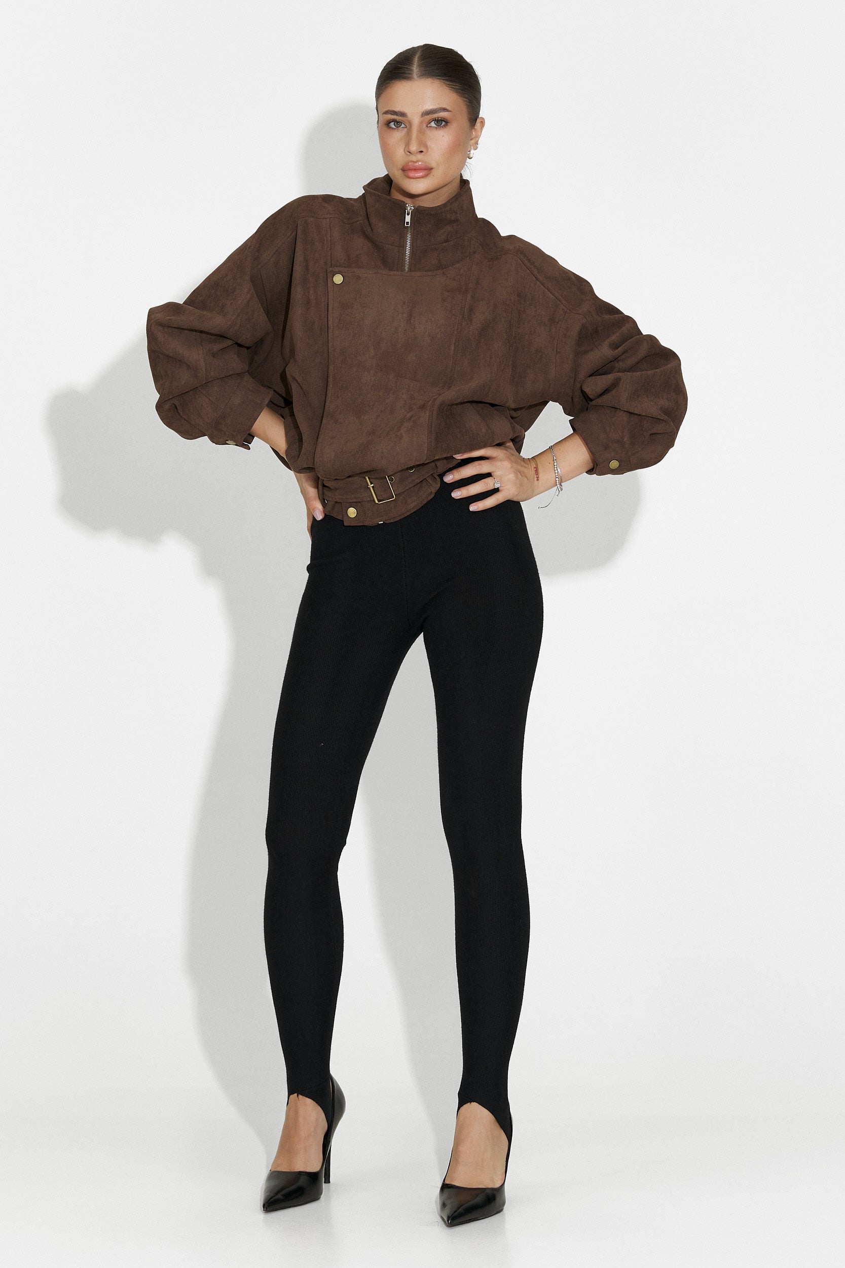 Kurtka damska casual brązowa Ismoria Bogas