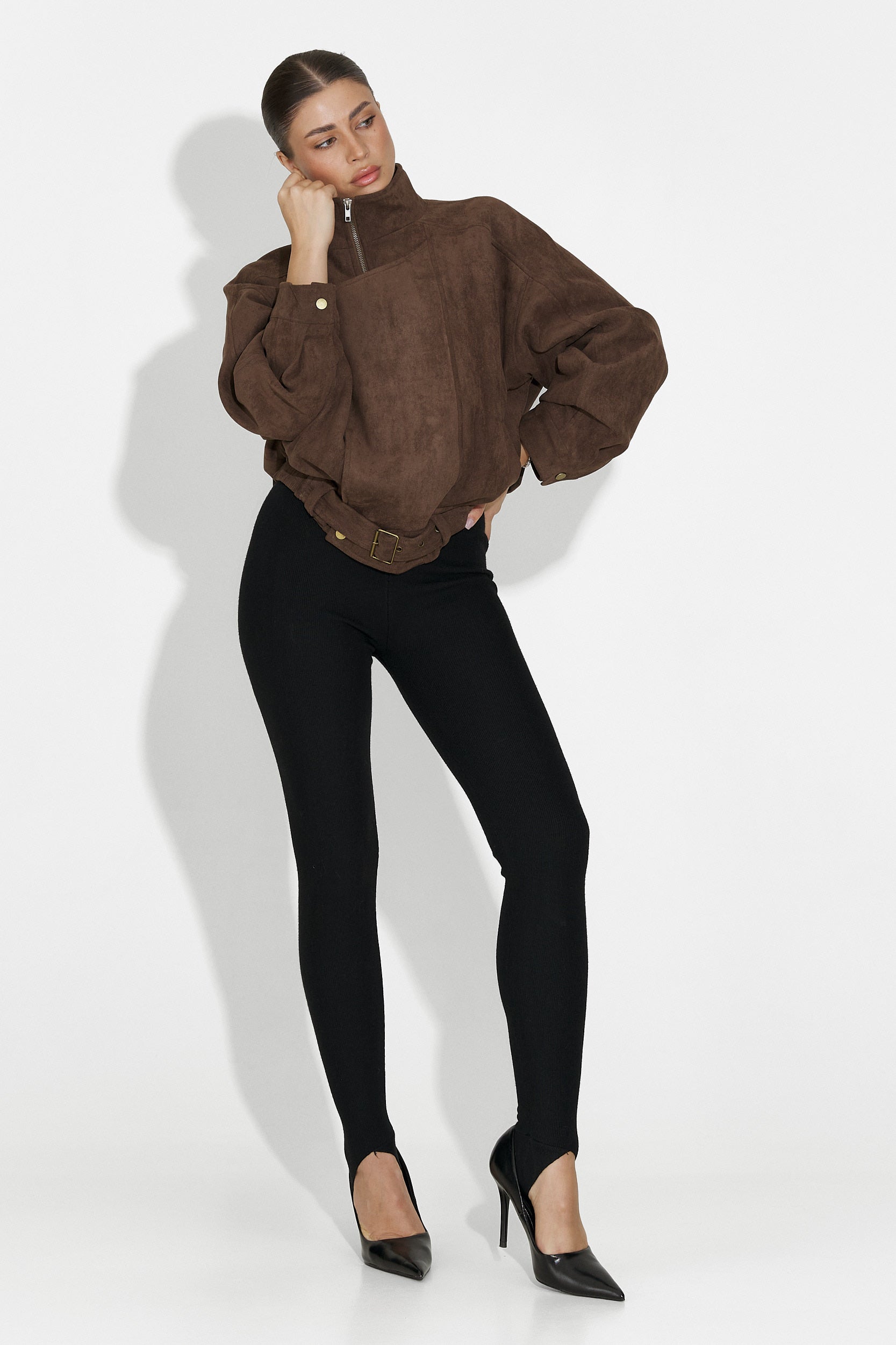 Kurtka damska casual brązowa Ismoria Bogas