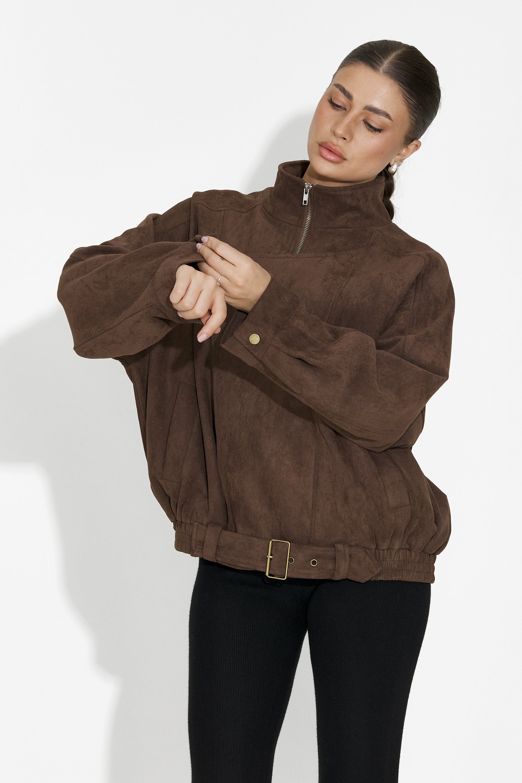 Kurtka damska casual brązowa Ismoria Bogas