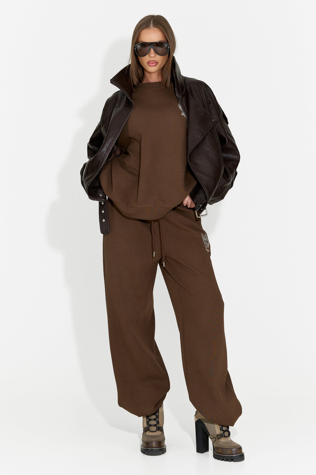Chaqueta informal de mujer marrón Scatonia Bogas