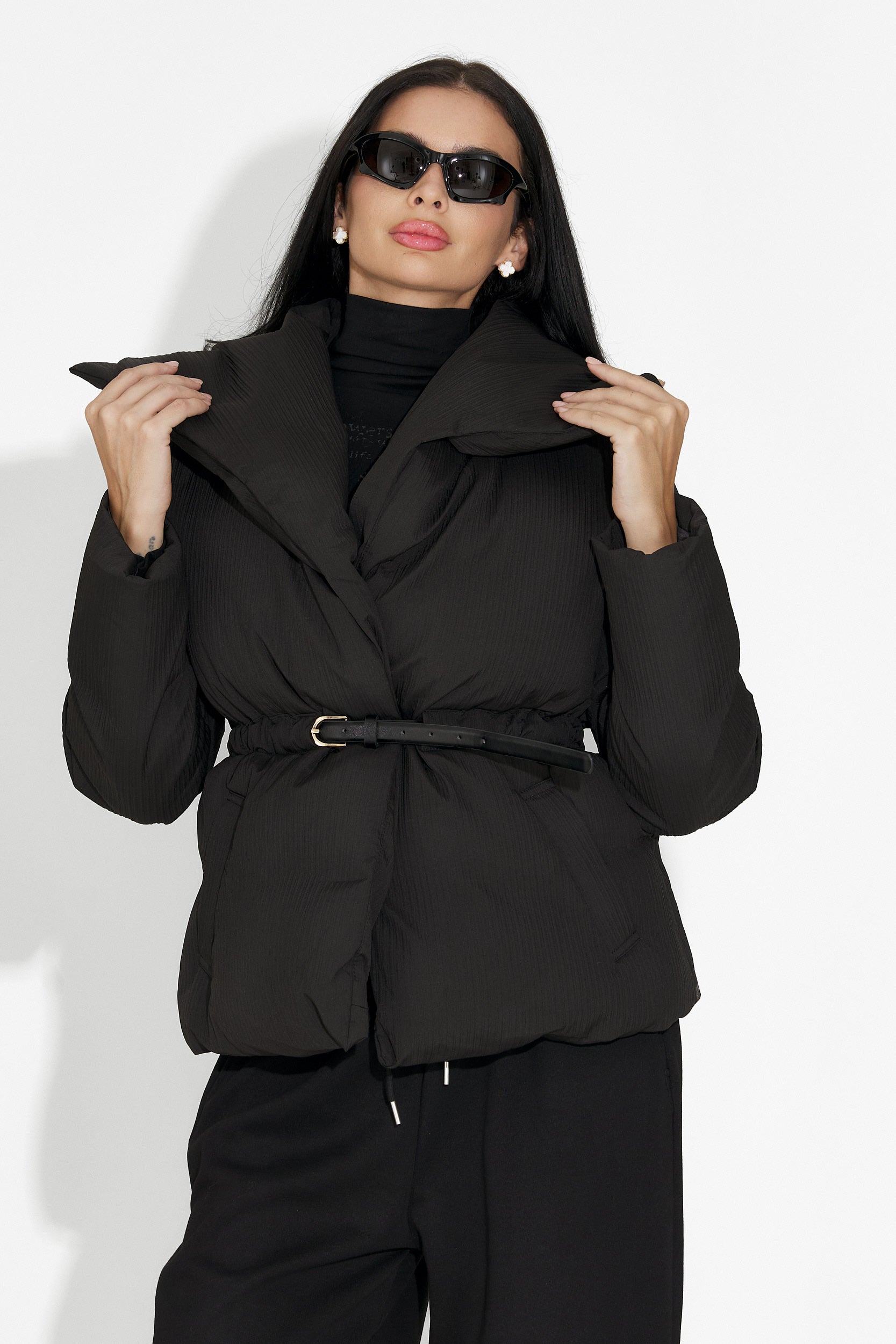 Kurtka damska casual czarna Eonica Bogas