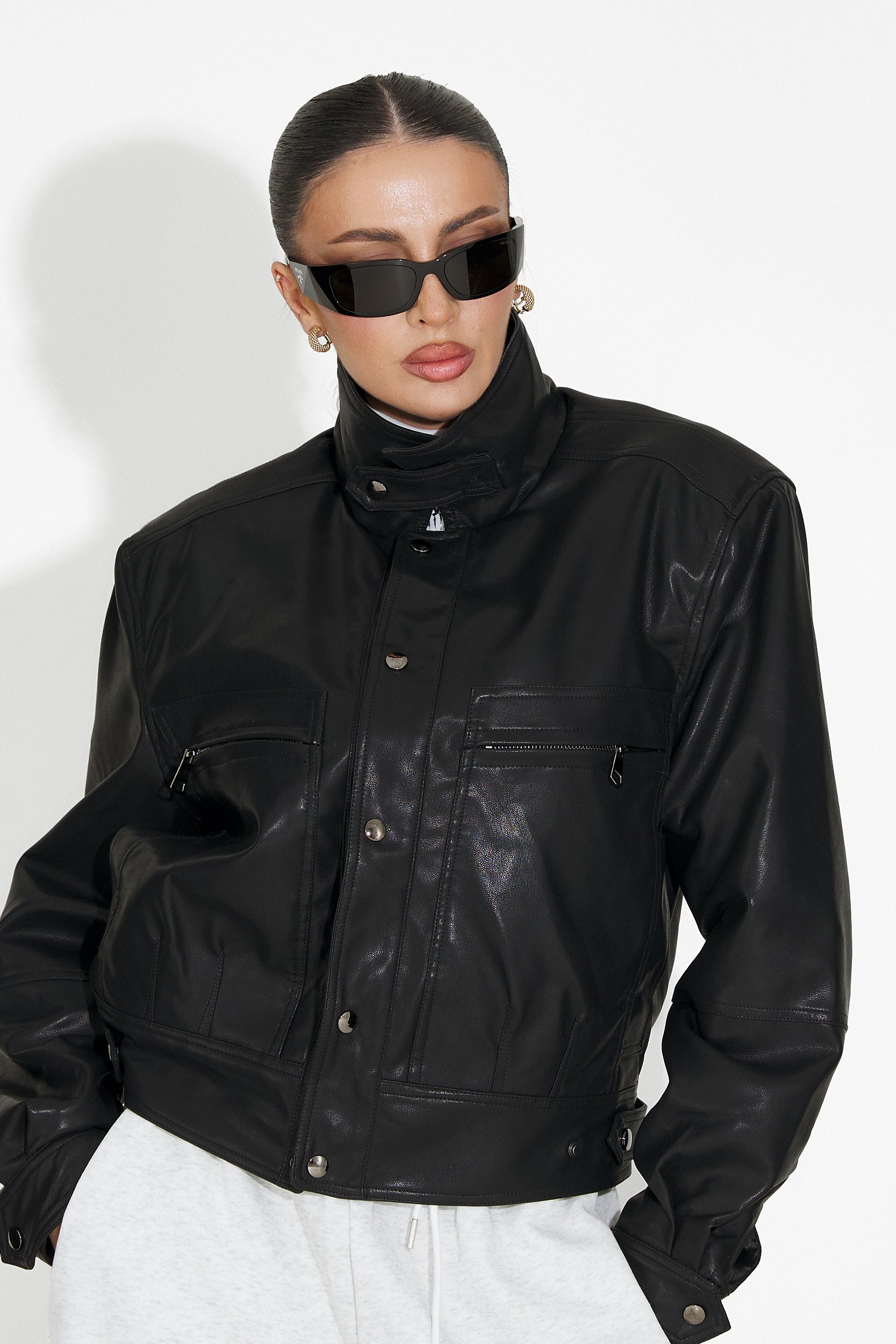 Giselia Bogas Casual Black Women's Jacket