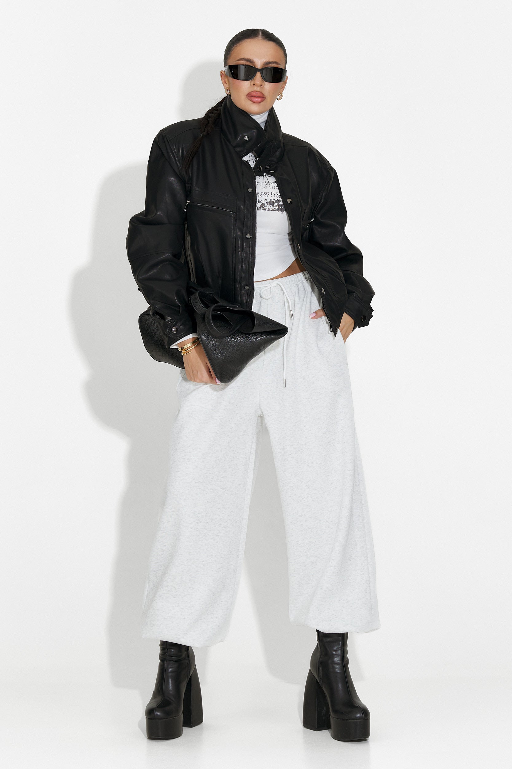 Svart casual damjacka Giselia Bogas