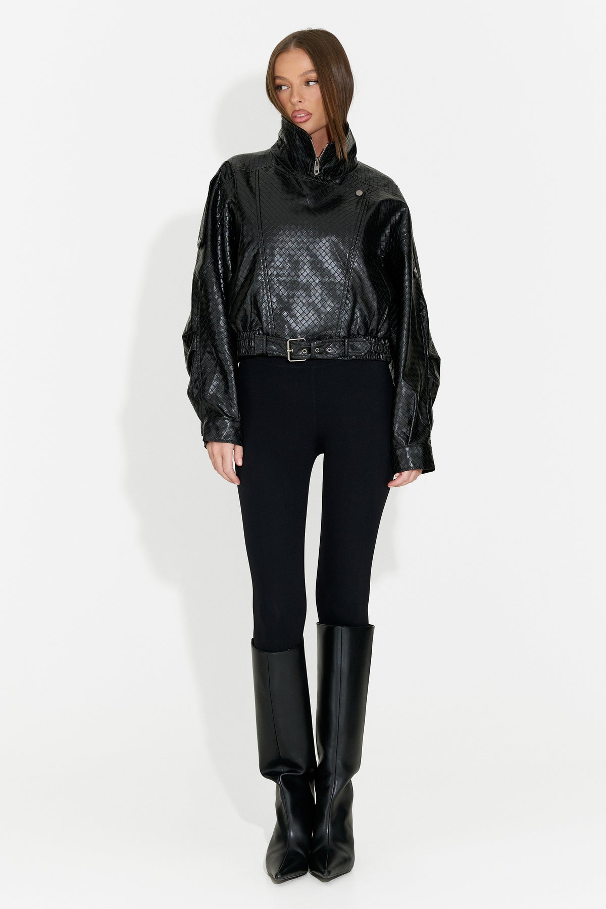 Women's casual black jacket Gruroyena Bogas